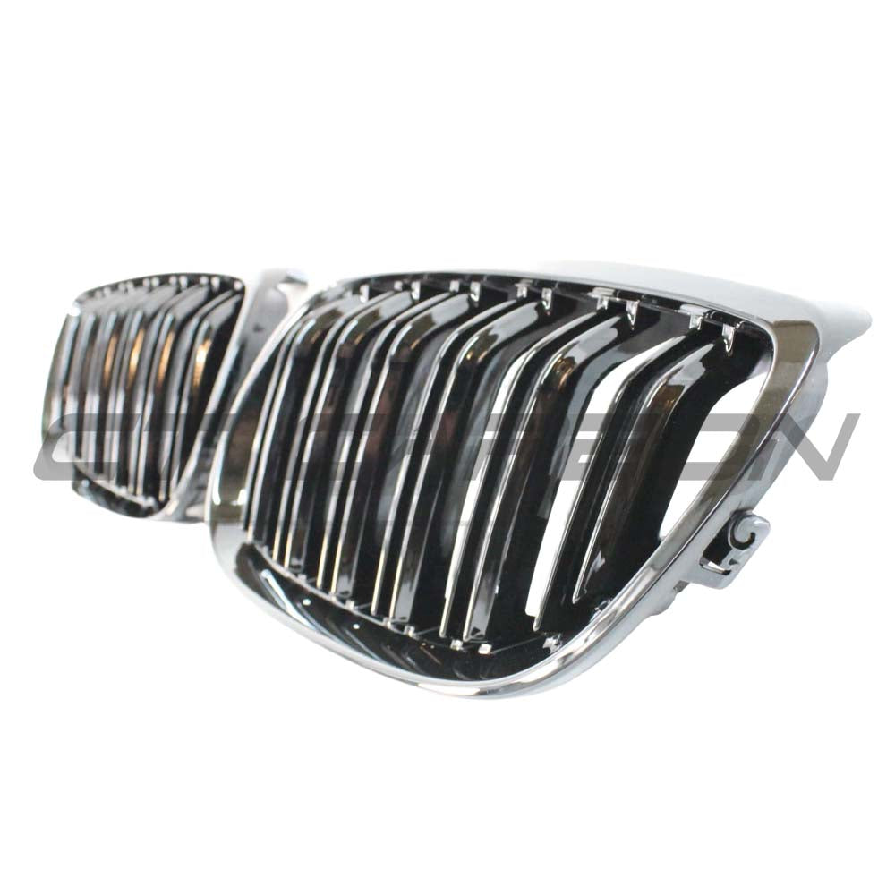 CT CARBON BMW M3 / 3 SERIES E92/E93 DOUBLE SLAT BLACK GRILLES | HOMOLOGATION IN PROCESS