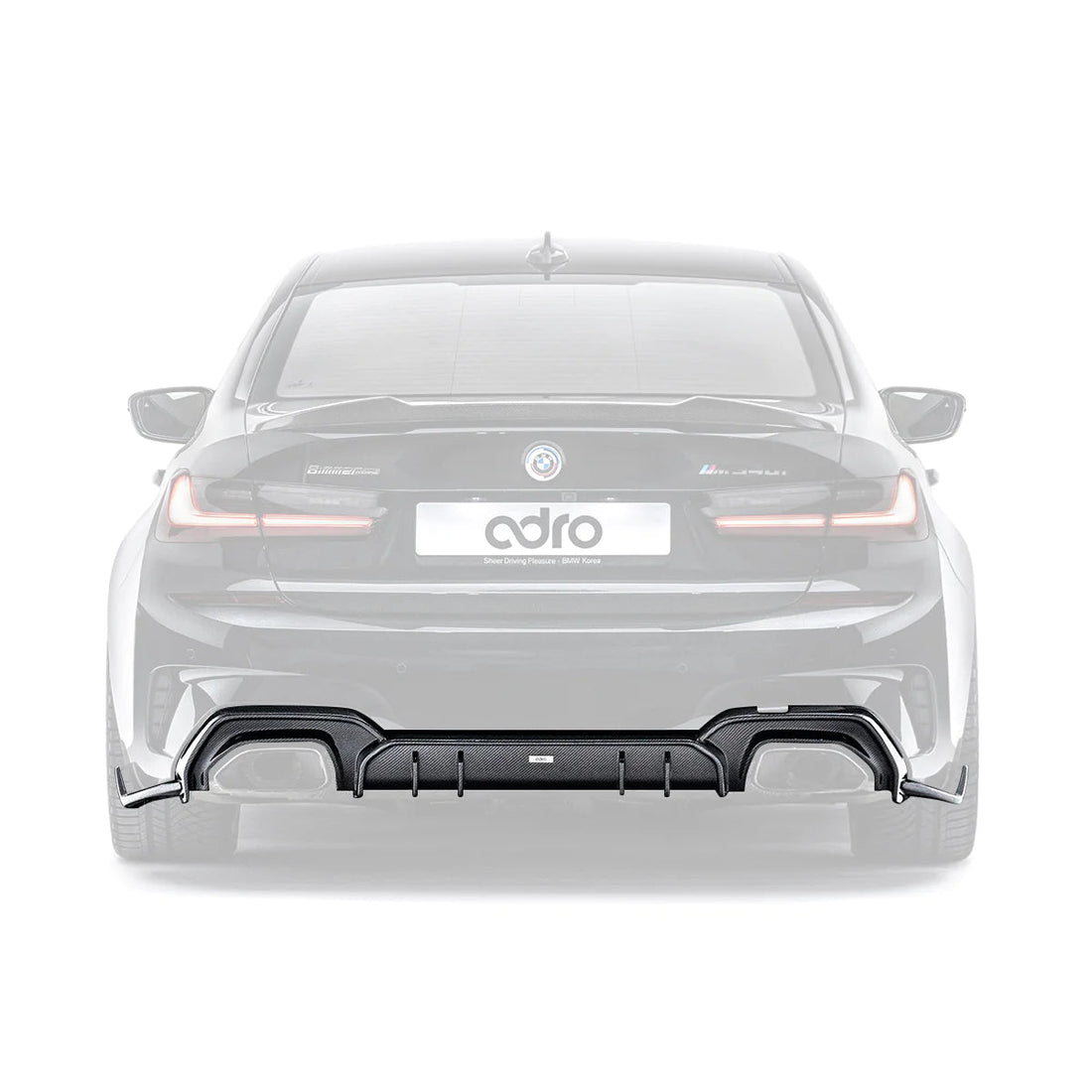 ADRO CARBON FIBRE DIFFUSER BMW M340i G20/G21 PRE-LCI | SWISS HOMOLOGAT