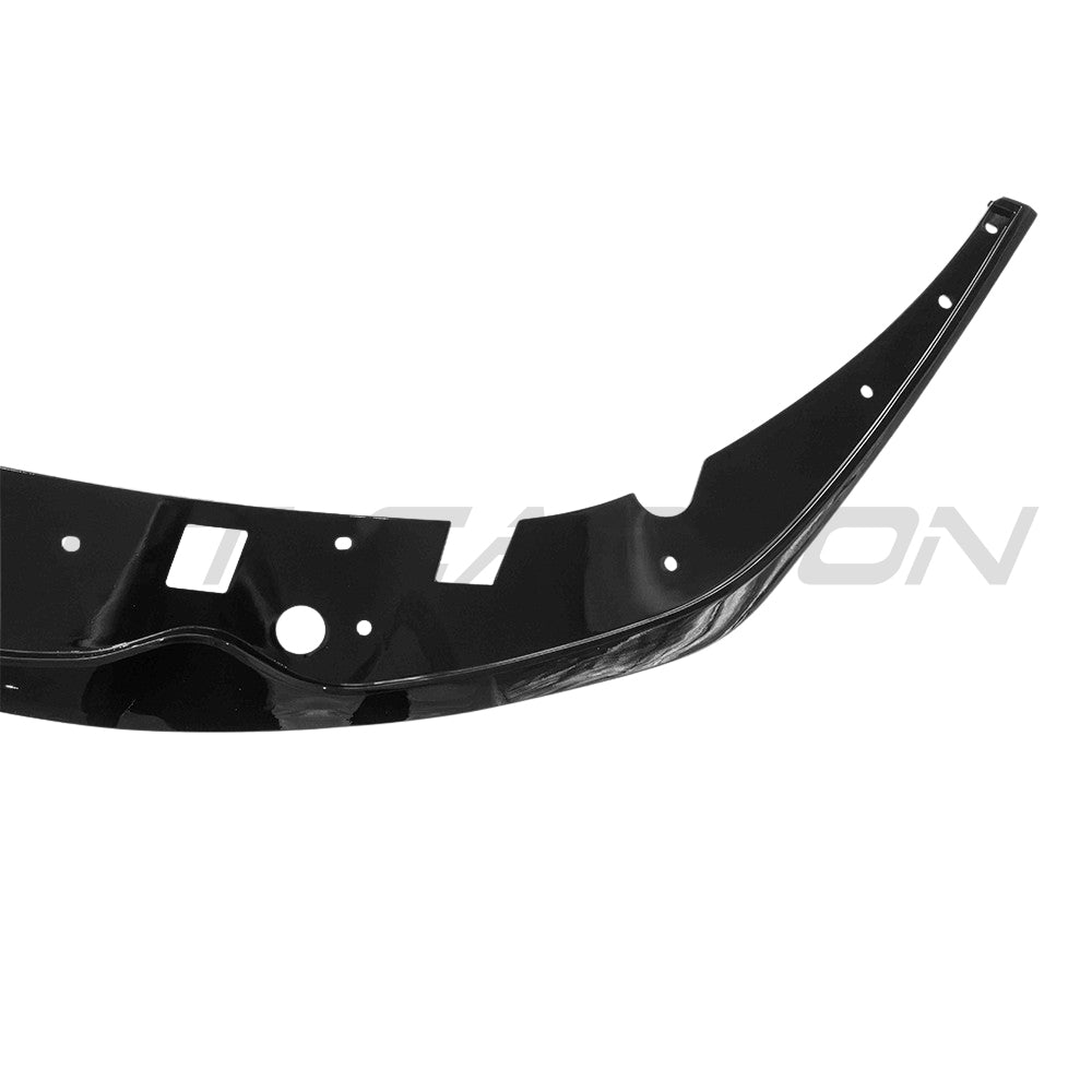 CT CARBON BMW F40 1 SERIES 2019-2024 GLOSS BLACK SPLITTER - V2 | HOMOLOGATION IN PROCESS