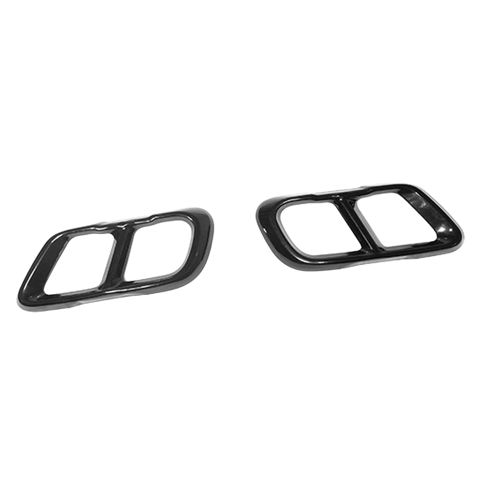 CT CARBON BMW X5 G05 2018+ GLOSS BLACK EXHAUST TIP ADD ON | SWISS HOMOLOGATED