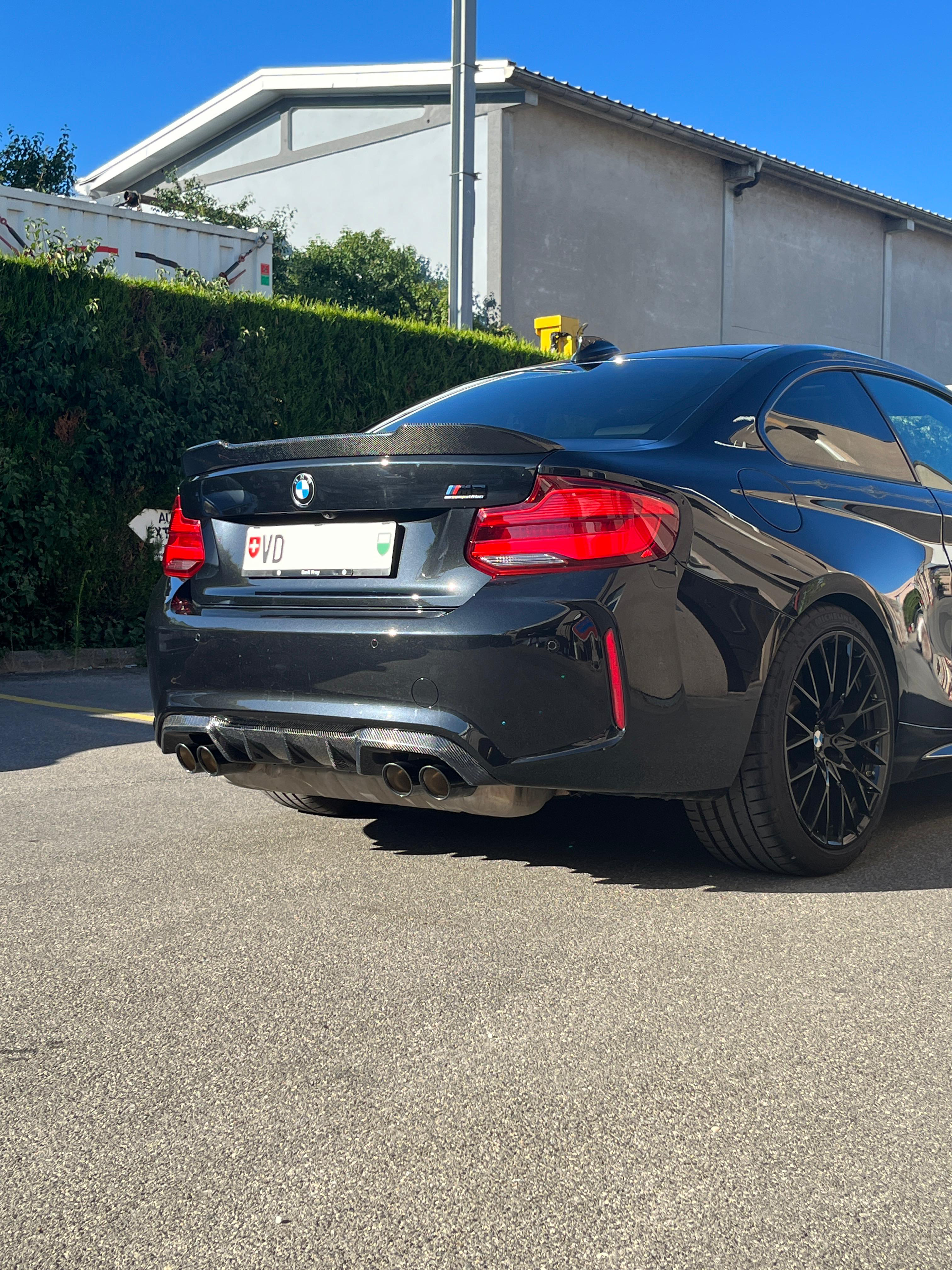 CT CARBON DIFFUSER BMW M2 F87 - MP STYLE | SWISS HOMOLOGATED
