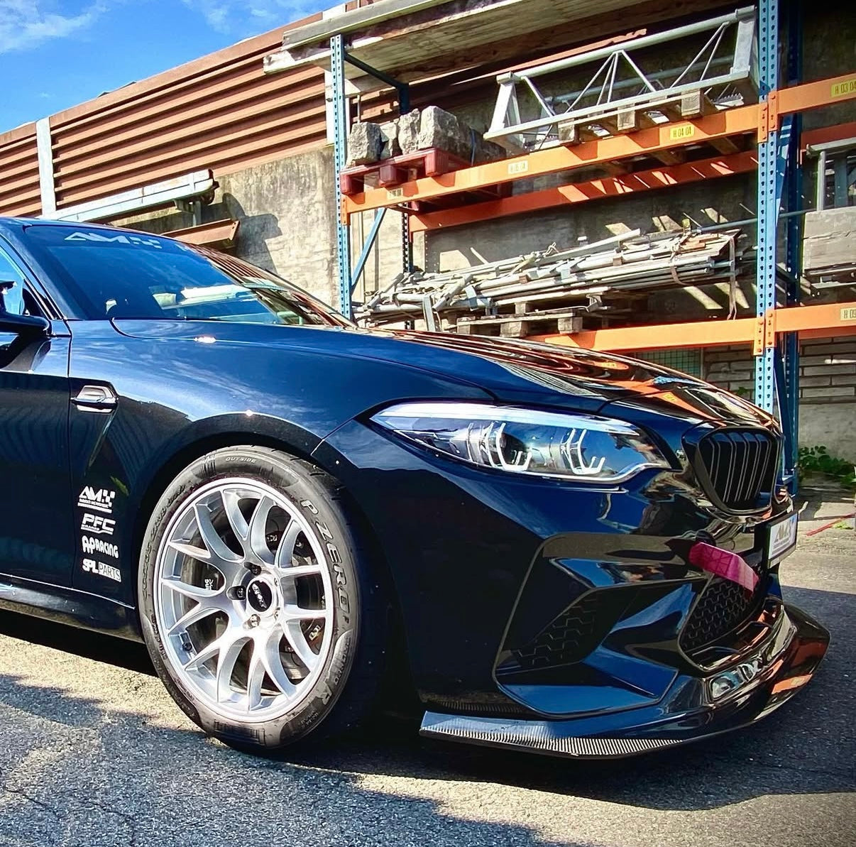 AM CARBON FRONT LIP BMW M2 COMPETITION - GT4 | SWISS HO