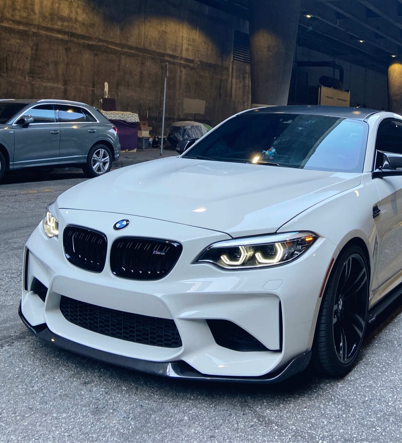 CT CARBON FRONT LIP BMW M2 F87 N55 - MP STYLE | SWISS HOMOLOGATED