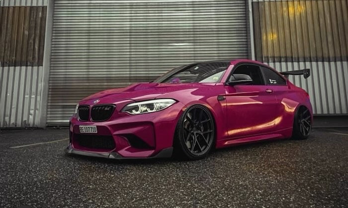 CT CARBON FRONT LIP BMW M2 F87 N55 - CS STYLE | SWISS HOMOLOGATED