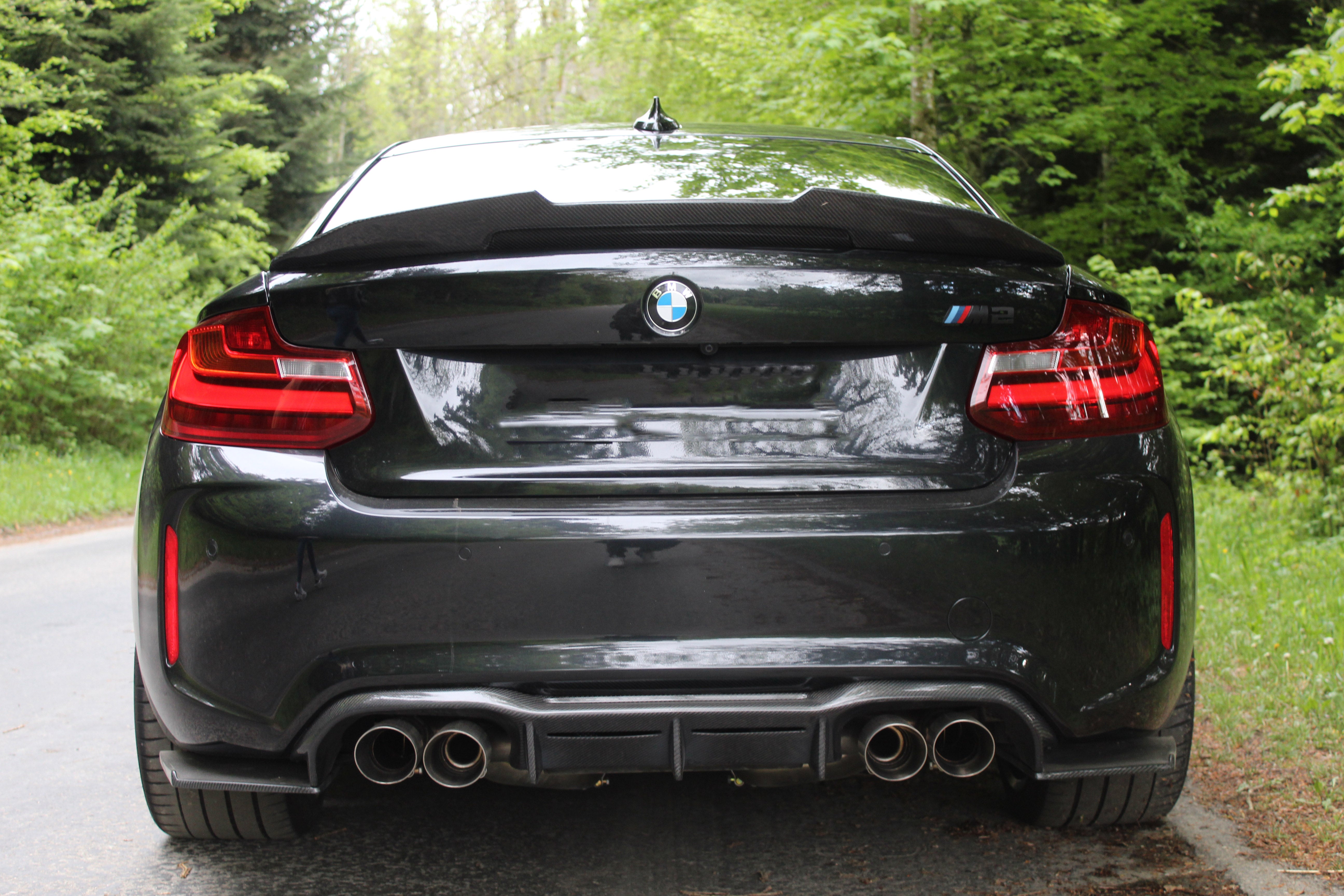 CT CARBON DIFFUSER BMW M2 F87 - MT STYLE | SWISS HOMOLOGATED