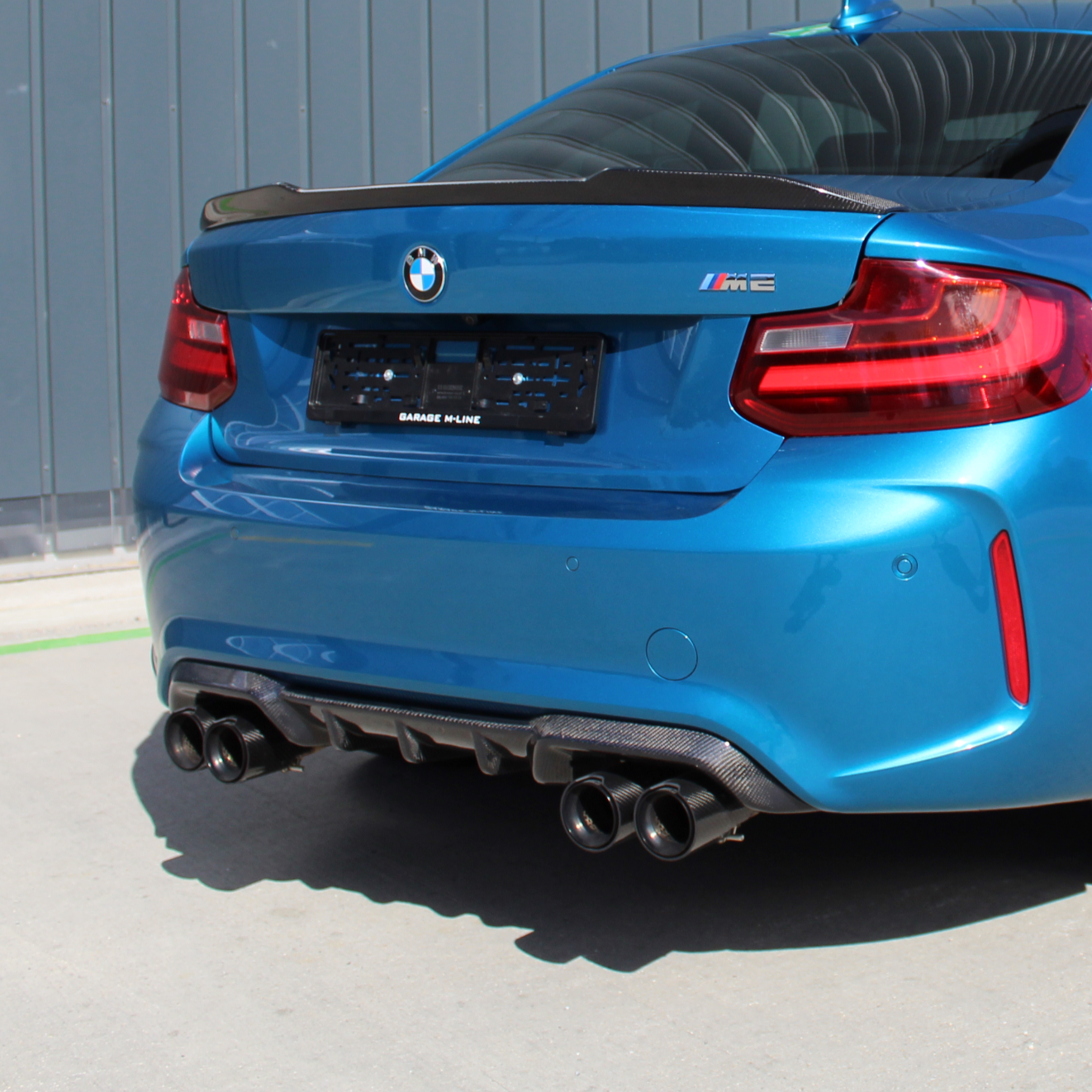 CT CARBON DIFFUSER BMW M2 F87 - MP STYLE | SWISS HOMOLOGATED