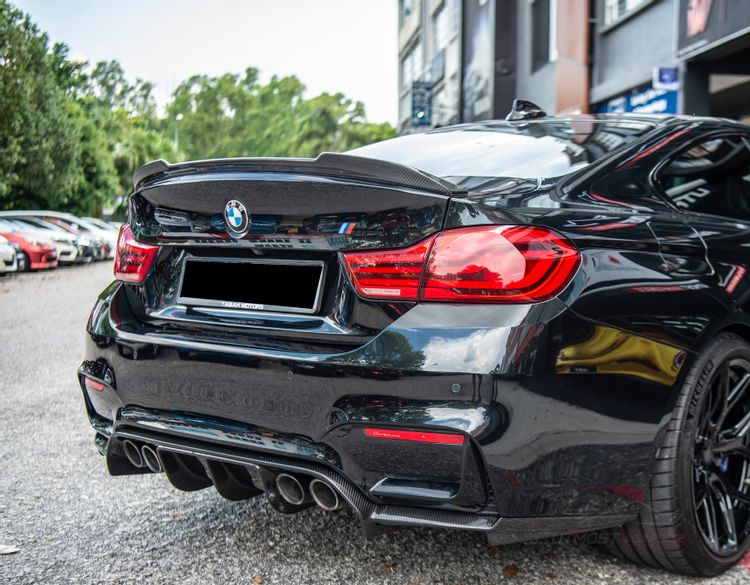 CT CARBON SPOILER BMW M4 F82 - CS STYLE | SWISS HOMOLOGATED