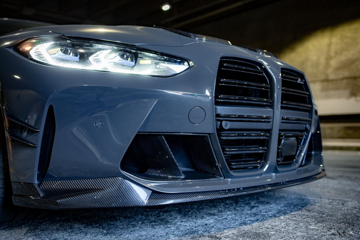 CT CARBON FRONT LIP BMW M3/M4 G8X - MP STYLE | SWISS HOMOLOGATED