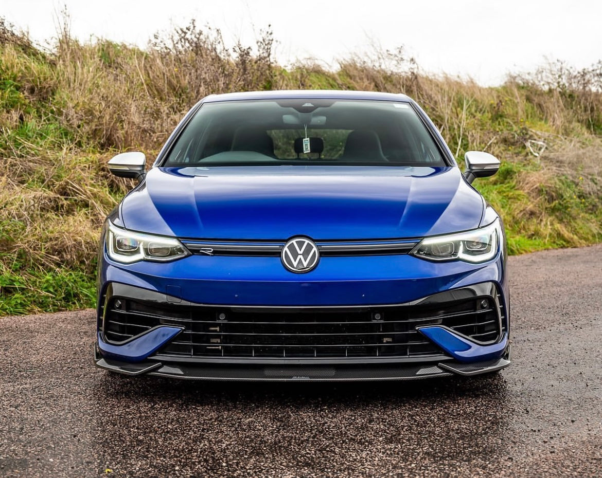 CT CARBON FRONT LIP VW GOLF MK8 R - CT DESIGN | SWISS HOMOLOGATED