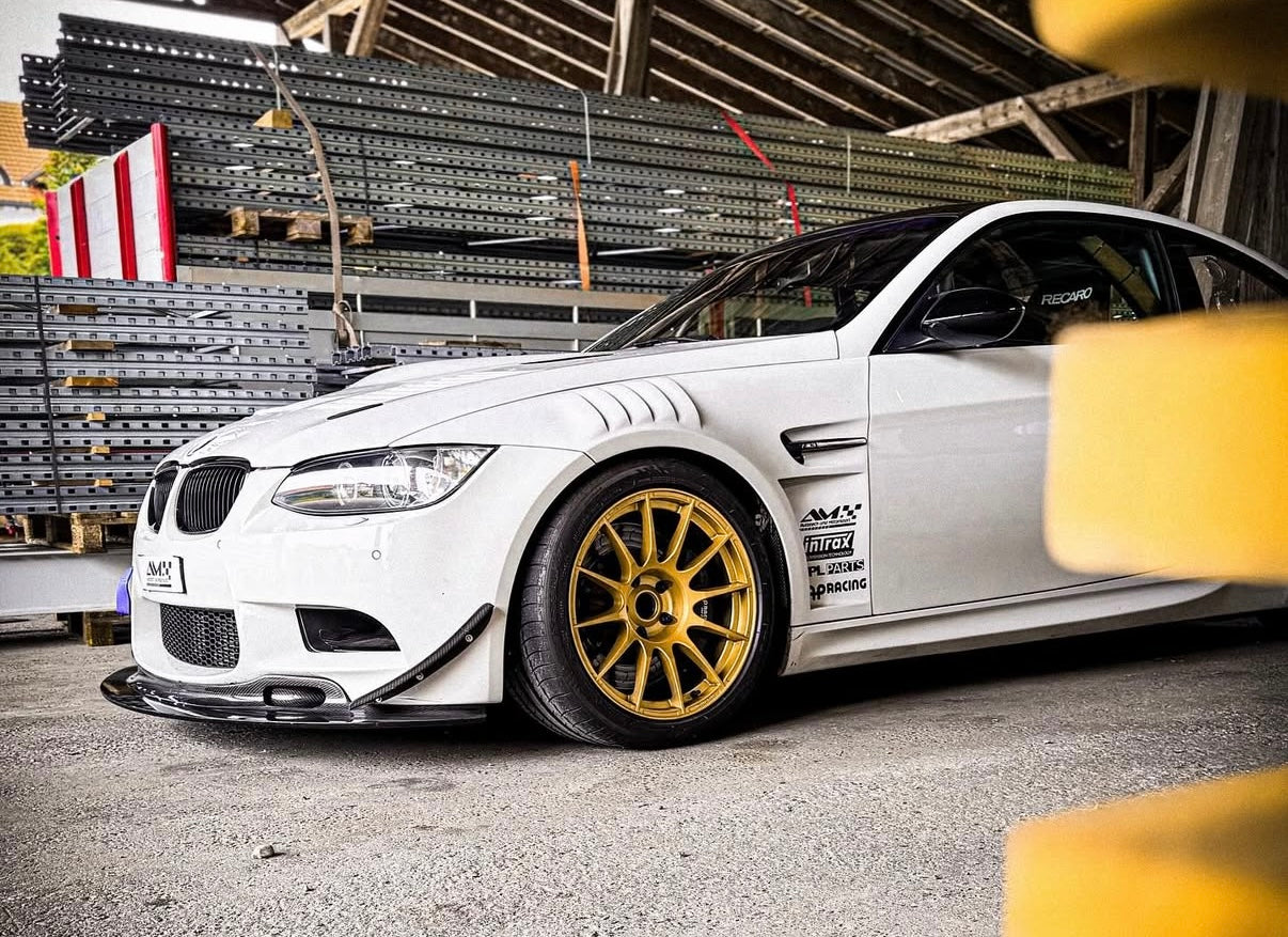 AM CARBON FRONT LIP BMW M3 E9X - GT4 | SWISS HOMOLOGATED