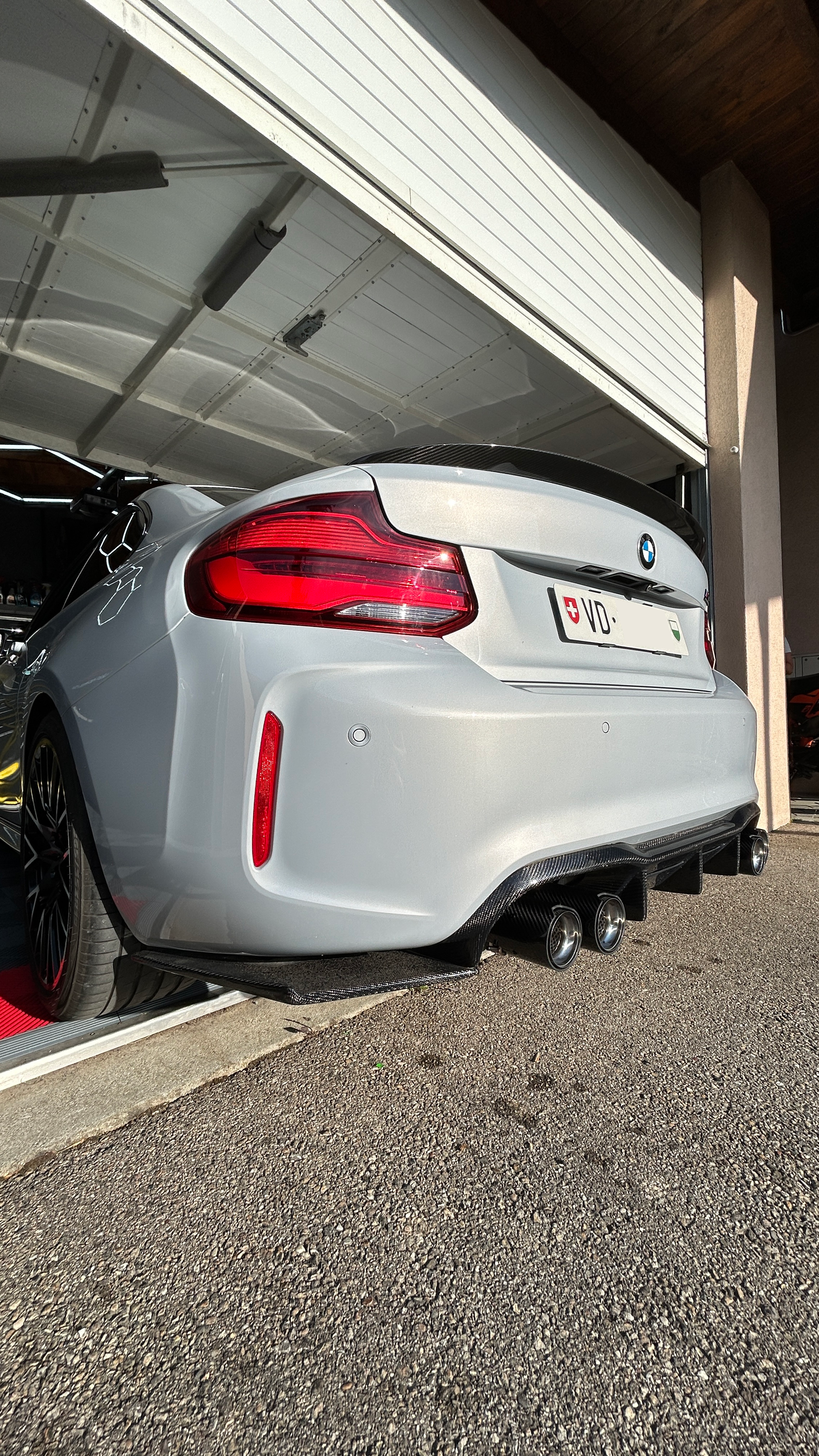 CT CARBON DIFFUSER BMW M2 F87 - MT STYLE | SWISS HOMOLOGATED