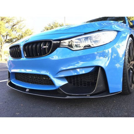 CT CARBON FRONT LIP BMW M3/M4 F8X (3 PCS) - MP STYLE | SWISS HOMOLOGATED