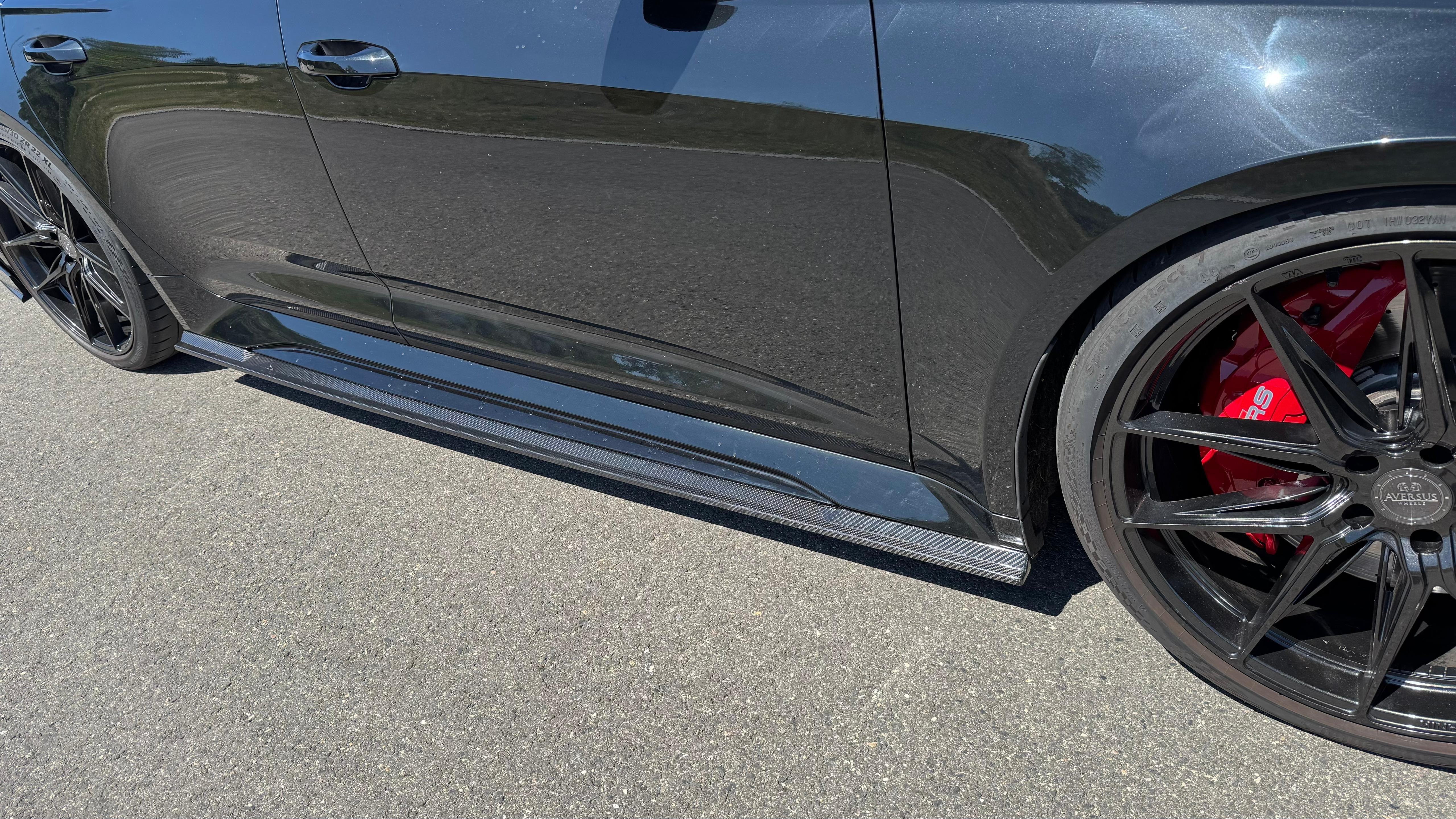 CT CARBON SIDE SKIRTS AUDI RS6/RS7 C8 - CT DESIGN | SWISS HOMOLOGATED