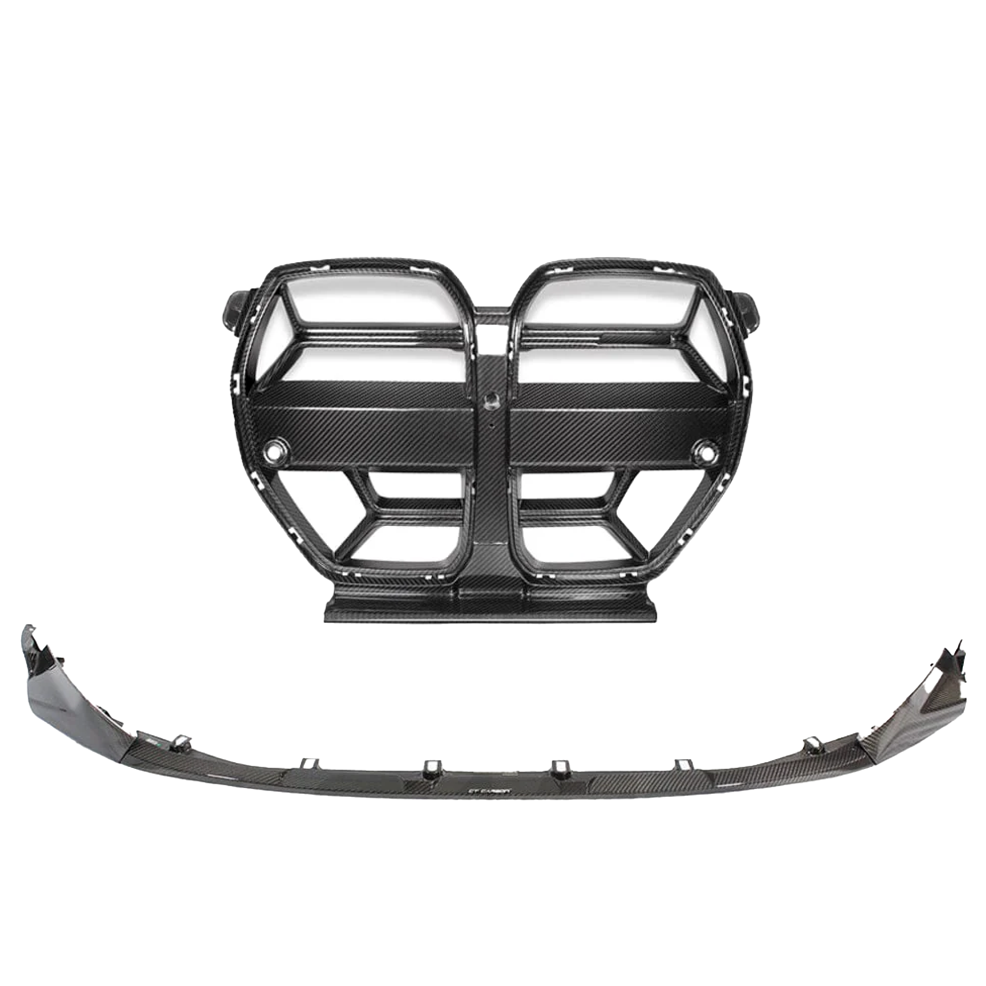 CT CARBON BMW M3/M4 G8X - PACK MP LIP + CSL GRILLE | SWISS HOMOLOGATED
