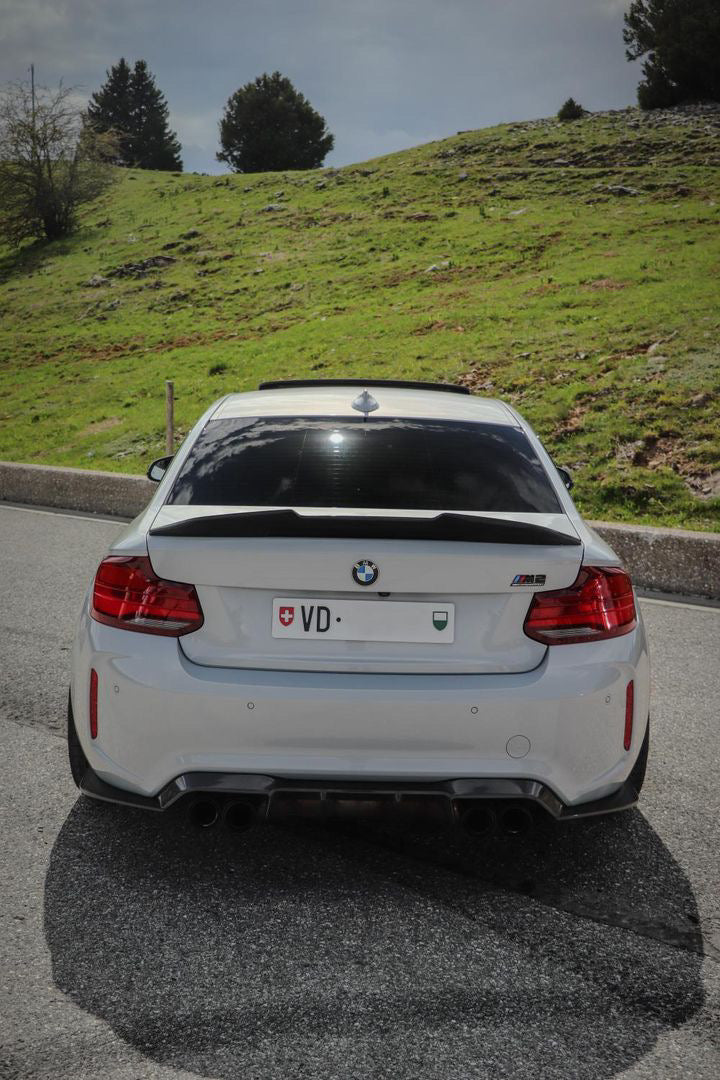 CT CARBON DIFFUSER BMW M2 F87 - V STYLE | SWISS HOMOLOGATED