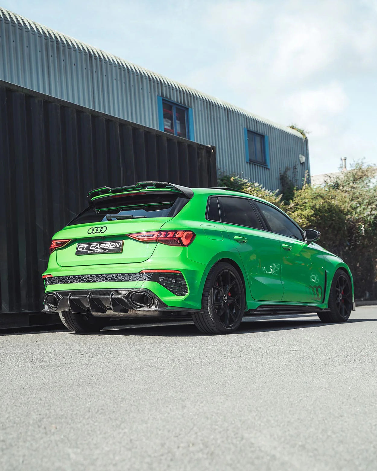 CT CARBON DIFFUSER AUDI RS3 8Y 22-24 SPORTBACK - CT DESIGN | SWISS HOMOLOGATED
