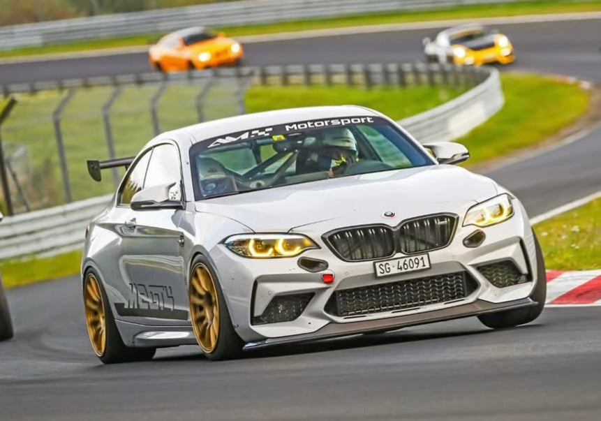 AM CARBON FRONT LIP BMW M2 COMPETITION - GT4 | SWISS HO