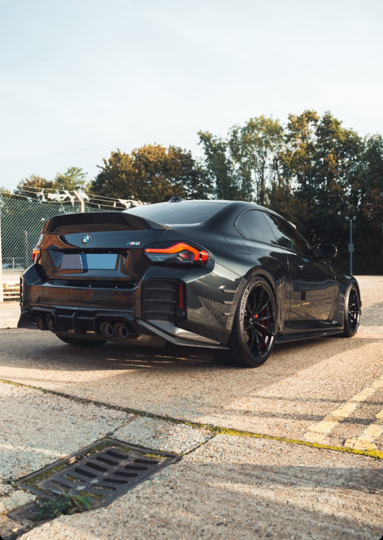 CT CARBON REAR BUMPER CORNERS BMW M2 G87 - CT DESIGN | SWISS HOMOLOGATED