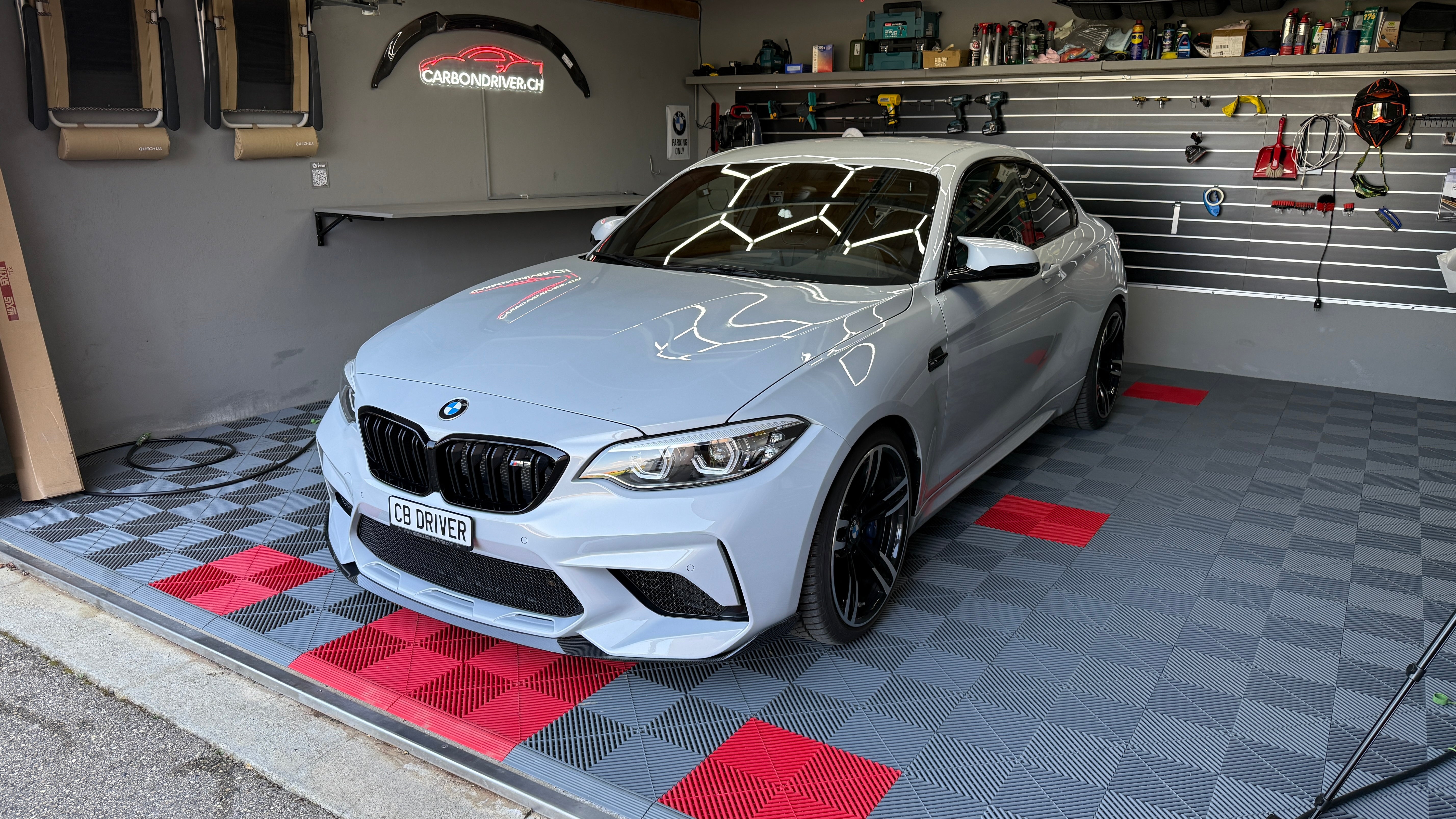 CT CARBON FRONT LIP BMW F87 M2C - MP STYLE | SWISS HOMOLOGATED