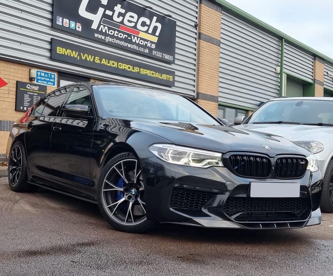CT CARBON FRONT LIP BMW M5 F90 - R STYLE | SWISS HOMOLOGATED