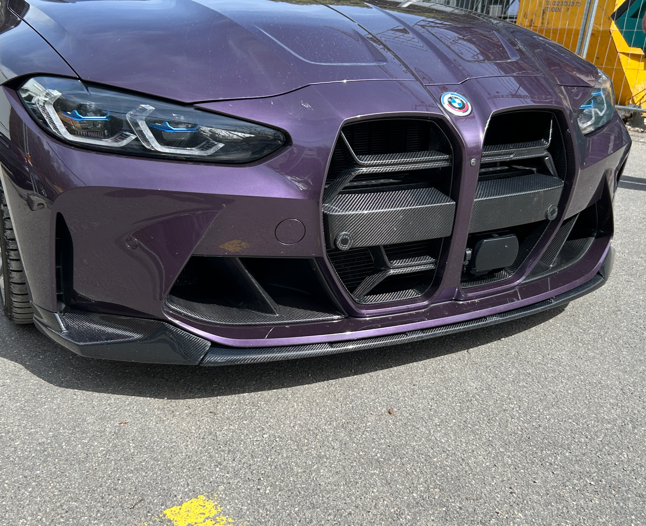 CT CARBON GRILLE WITH ACC BMW M3/M4 G8X - CSL STYLE | SWISS HOMOLOGATED