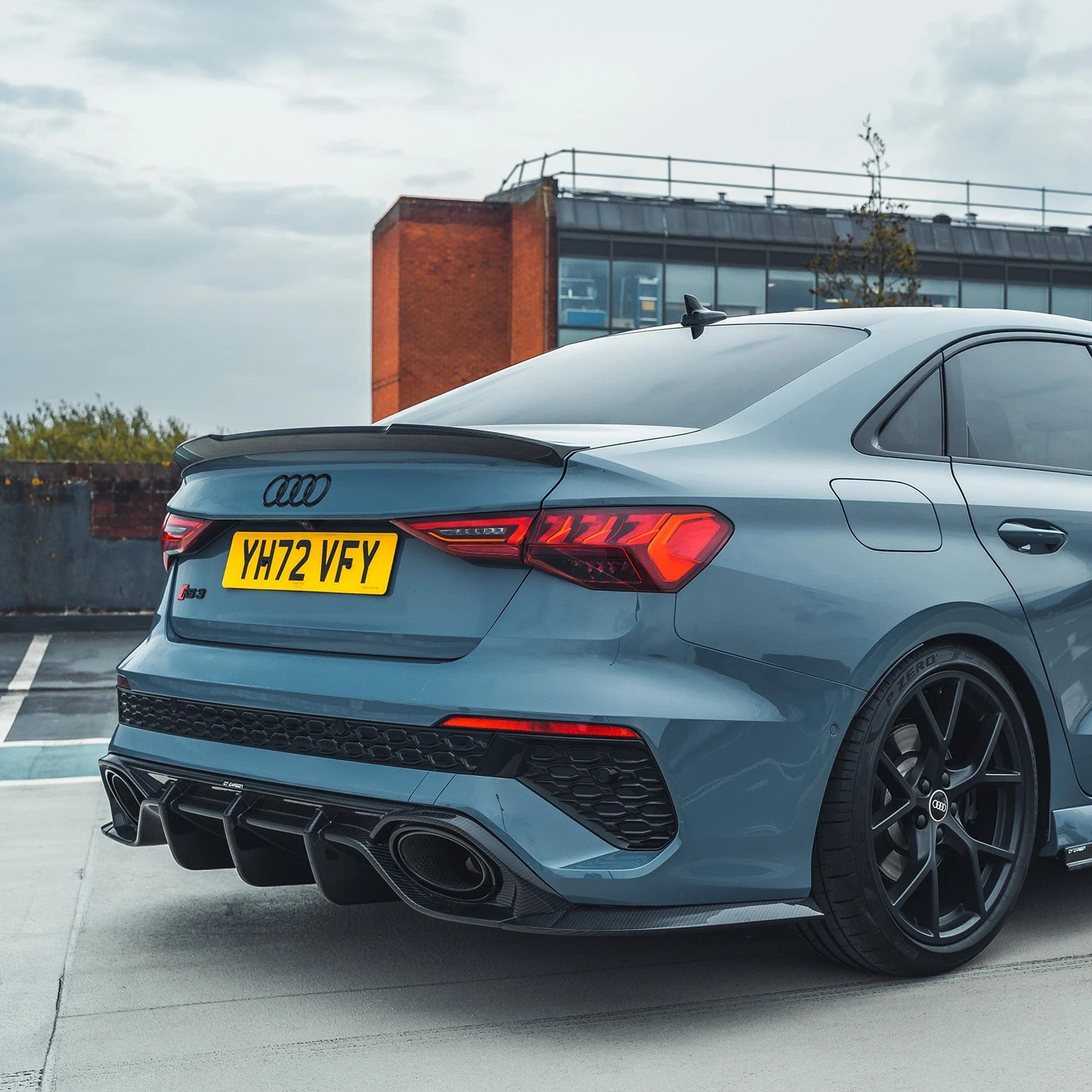 CT CARBON DIFFUSER AUDI RS3 8Y SALOON 22-24 - CT DESIGN | SWISS HOMOLOGATED