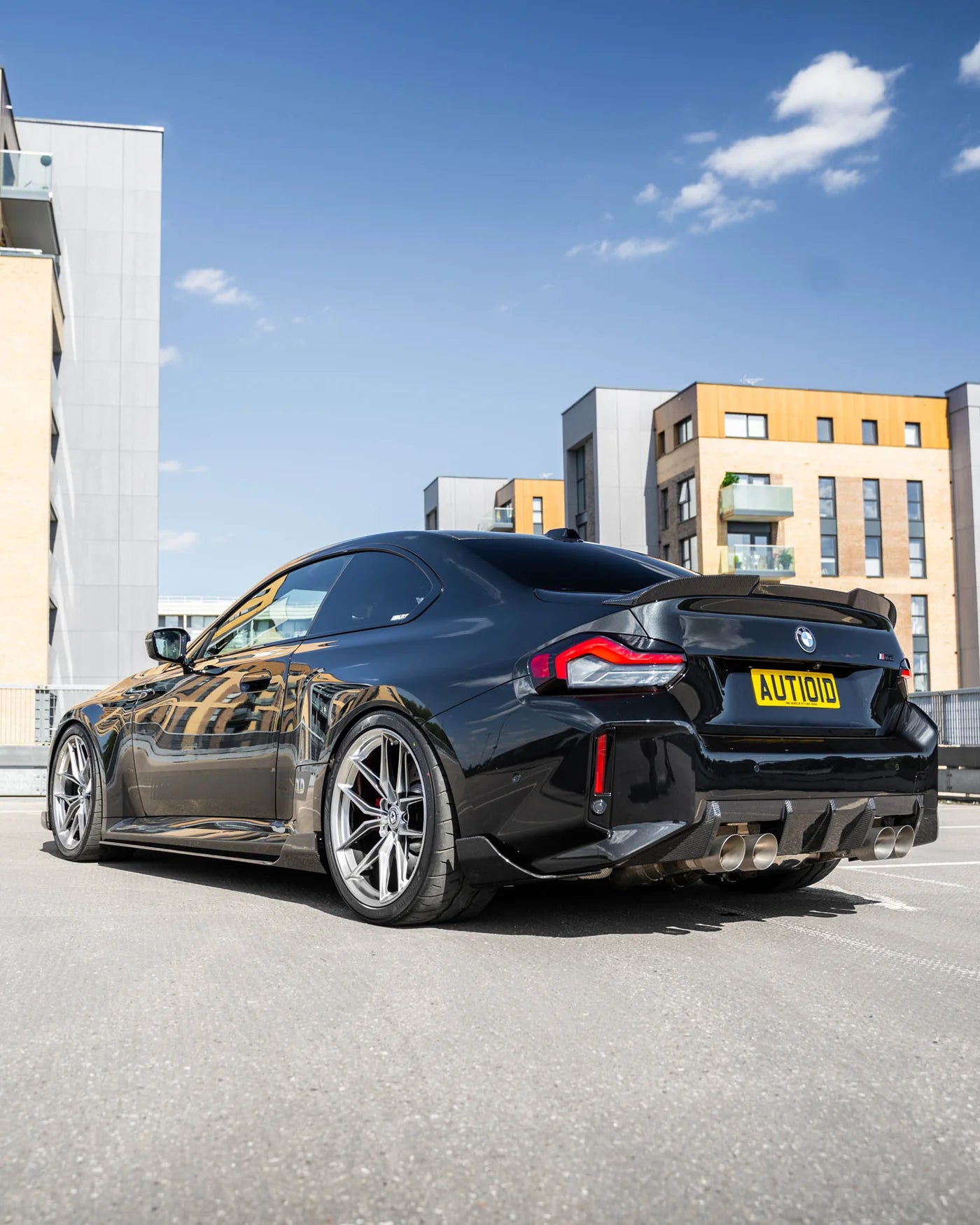 TRE CARBON REAR BUMPER WINGLETS BMW M2 G87 - TR87 STYLE | SWISS HOMOLOGATED