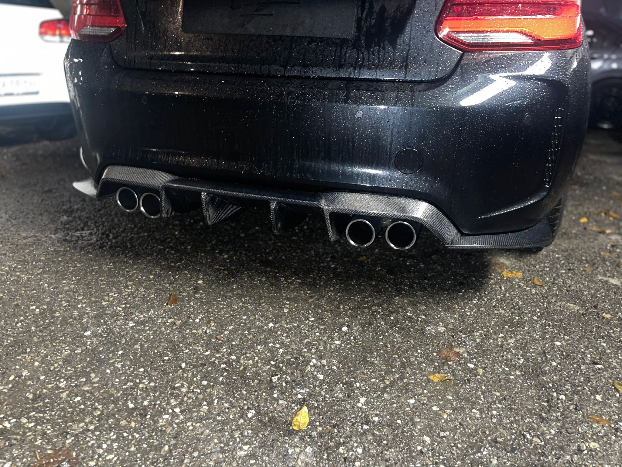 CT CARBON DIFFUSER BMW M2 F87 - V STYLE | SWISS HOMOLOGATED