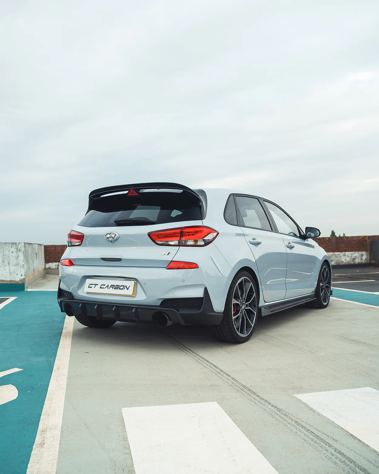 CT CARBON DIFFUSER HYUNDAI I30N (PRE-FACELIFT) - CT DESIGN | SWISS HOMOLOGATED