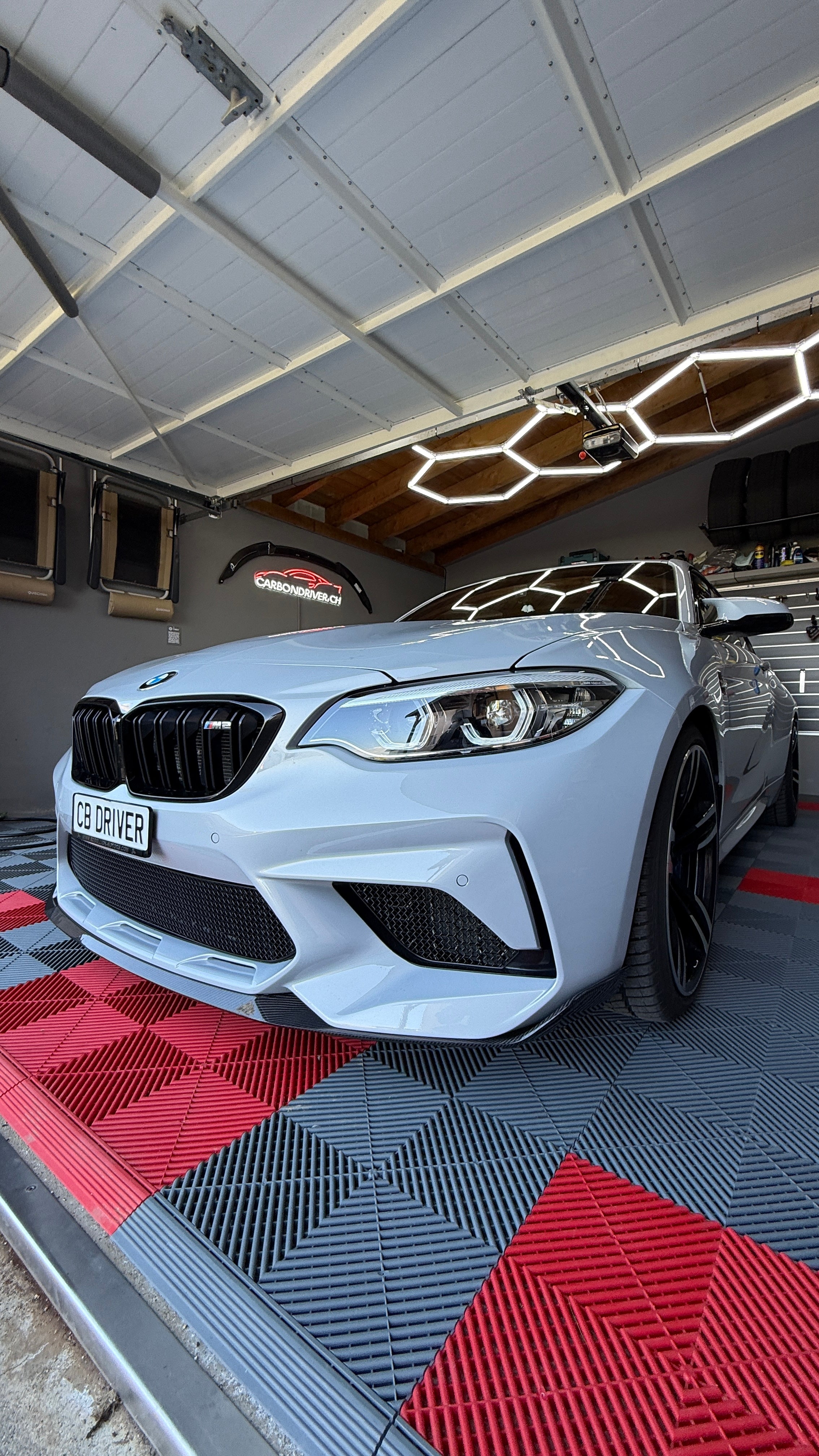 CT CARBON FRONT LIP BMW F87 M2C - MP STYLE | SWISS HOMOLOGATED