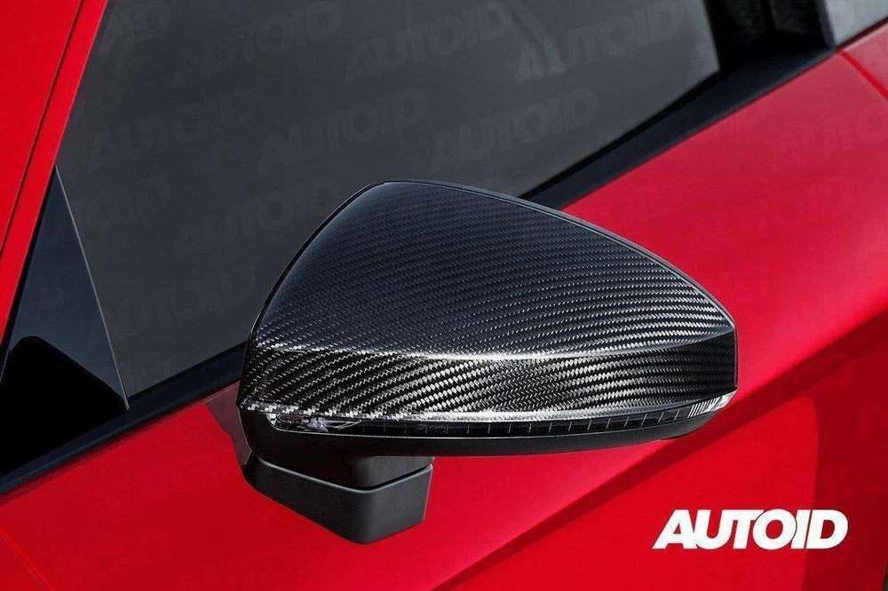 AUTOID CARBON MIRROR COVERS TT MK3 & R8 V10 - TRE | SWISS HOMOLOGATED