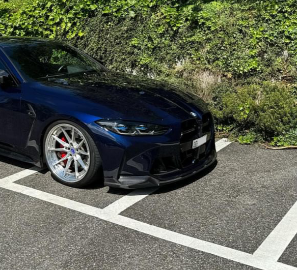 CT CARBON FRONT LIP BMW M3/M4 G8X - MP STYLE | SWISS HOMOLOGATED
