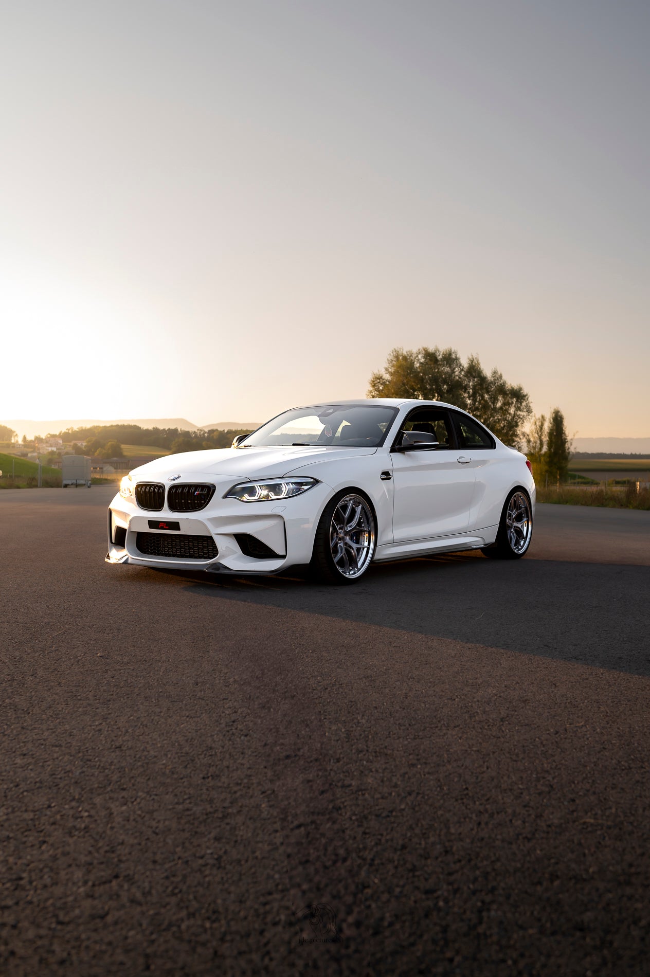 CT CARBON FRONT LIP BMW M2 F87 N55 - CS STYLE | SWISS HOMOLOGATED