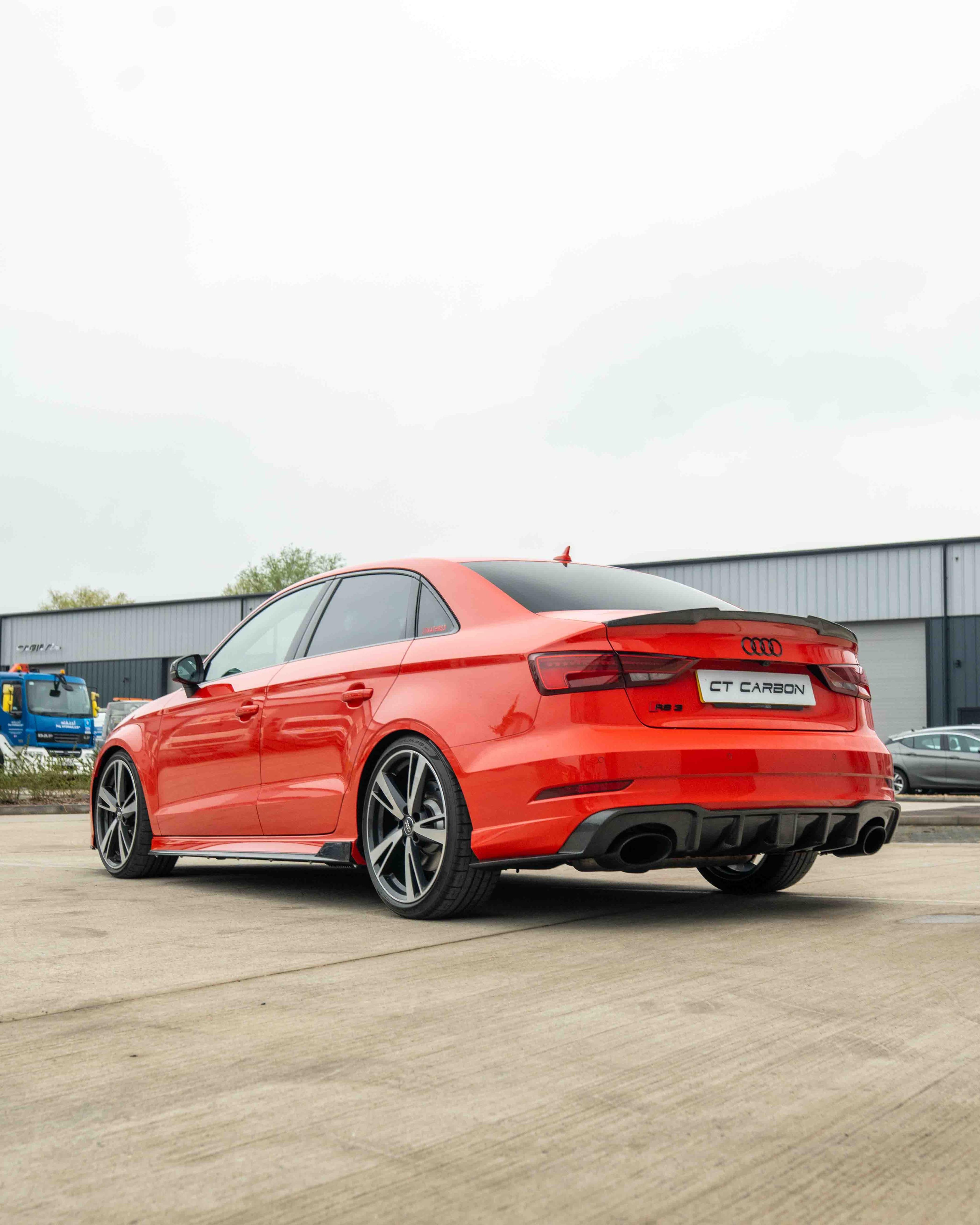 CT CARBON SIDE SKIRTS AUDI A3/S3/RS3 8V SALOON - WINGLETS | SWISS HOMOLOGATED