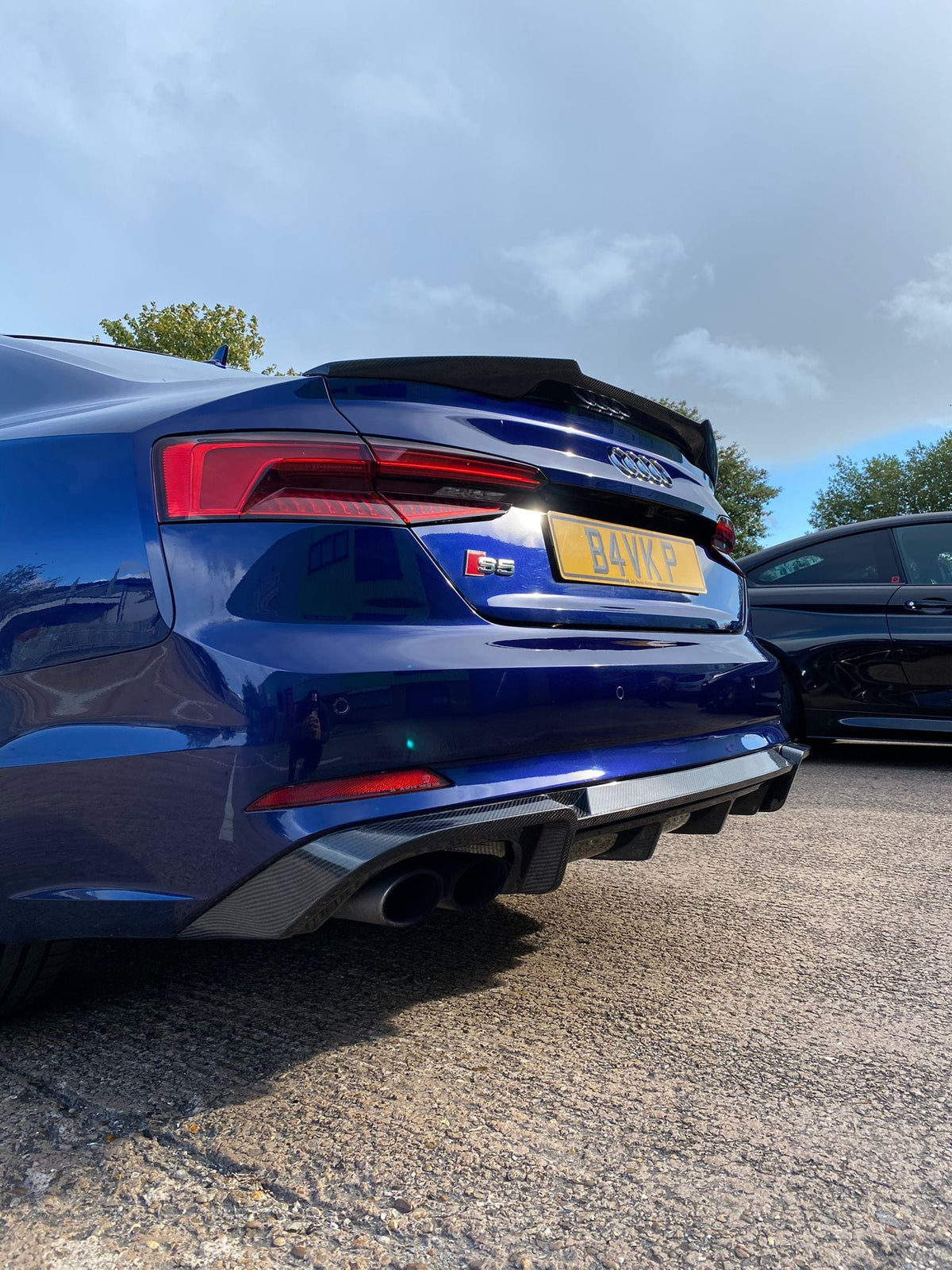CT CARBON AUDI A5 S5 B9 2017-2021 CARBON FIBRE DIFFUSER | SWISS HOMOLOGATED
