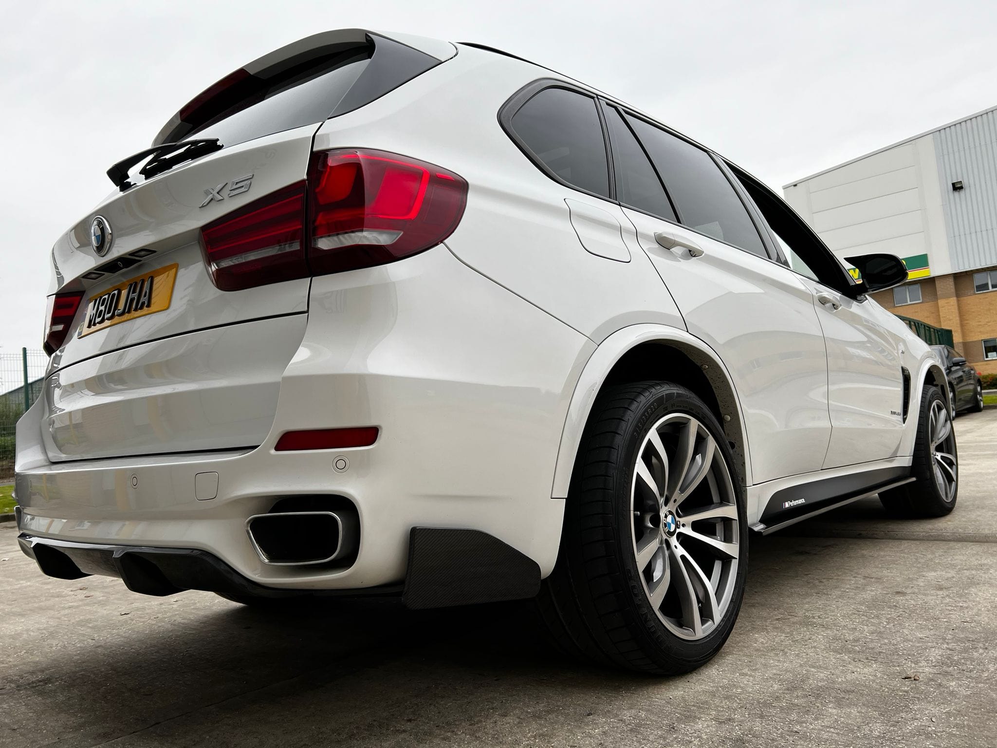 BMW F15 X5 2013-2018 PRE-LCI CARBON FIBRE DIFFUSER - MP STYLE - 2