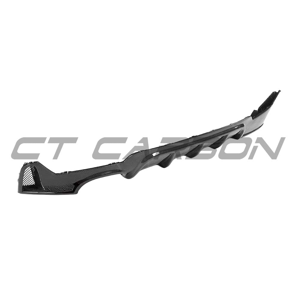 CT CARBON BMW F32, F33 & F36 4 SERIES CARBON FIBRE DIFFUSER - TWIN EXHAUST | SWISS HOMOLOGATED
