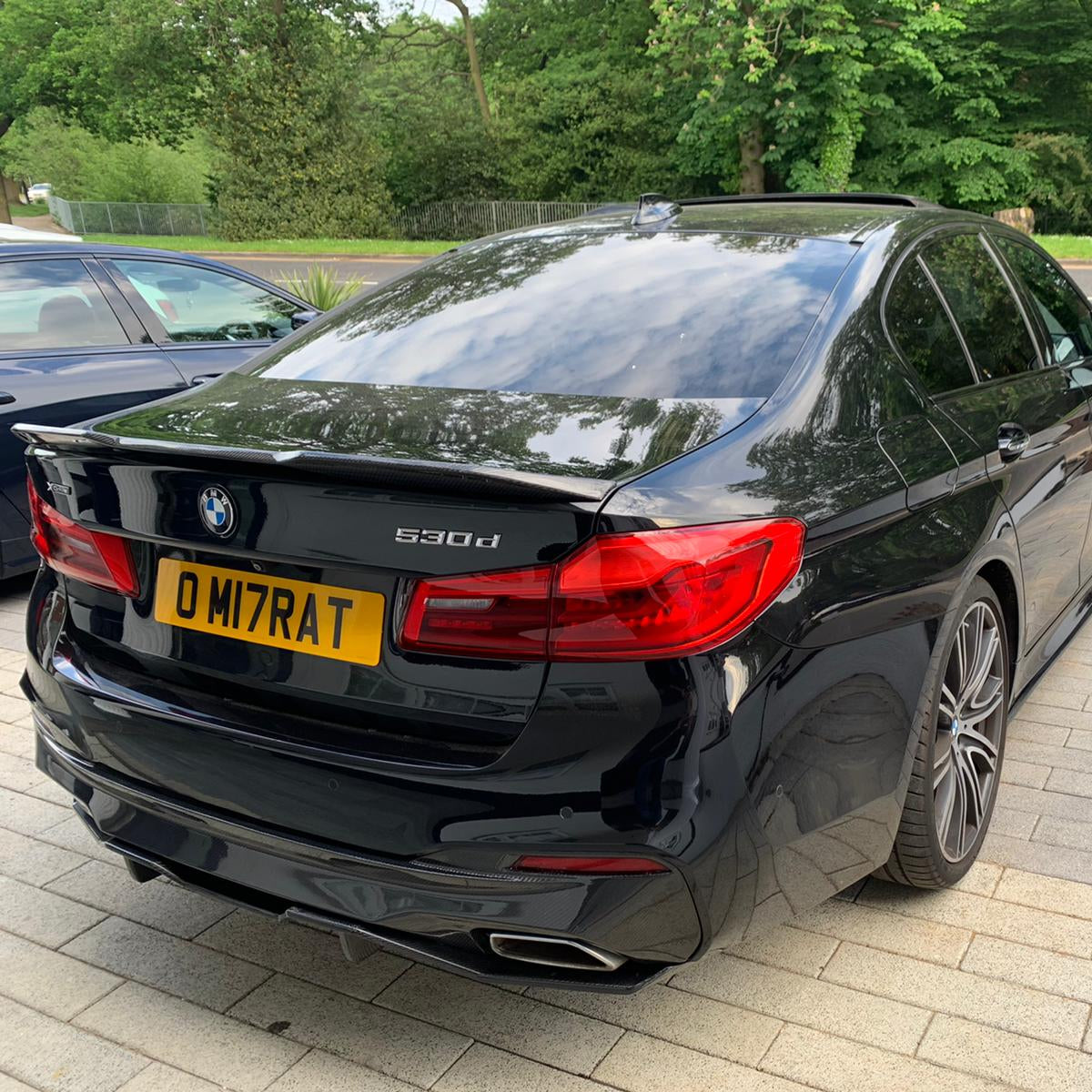 CT CARBON BMW G30/G31 5 SERIES 2017-2023 CARBON FIBRE DIFFUSER - V1 | SWISS HOMOLOGATED