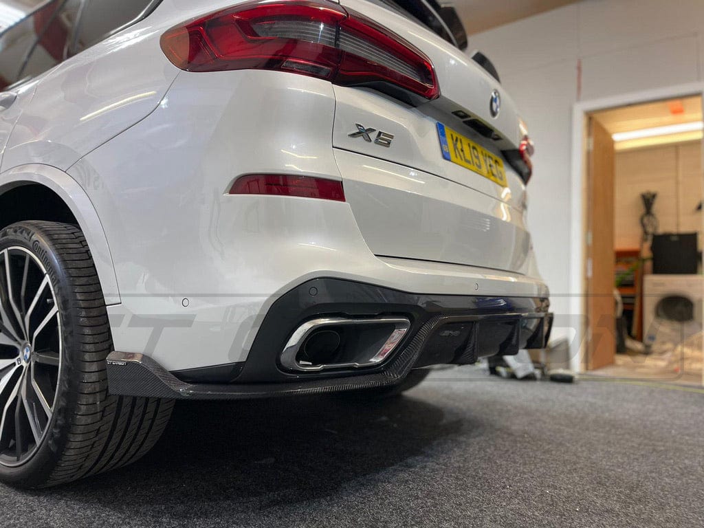 CT CARBON BMW X5 G05 2018-2023 PRE-LCI CARBON FIBRE DIFFUSER - CT DESIGN | SWISS HOMOLOGATED