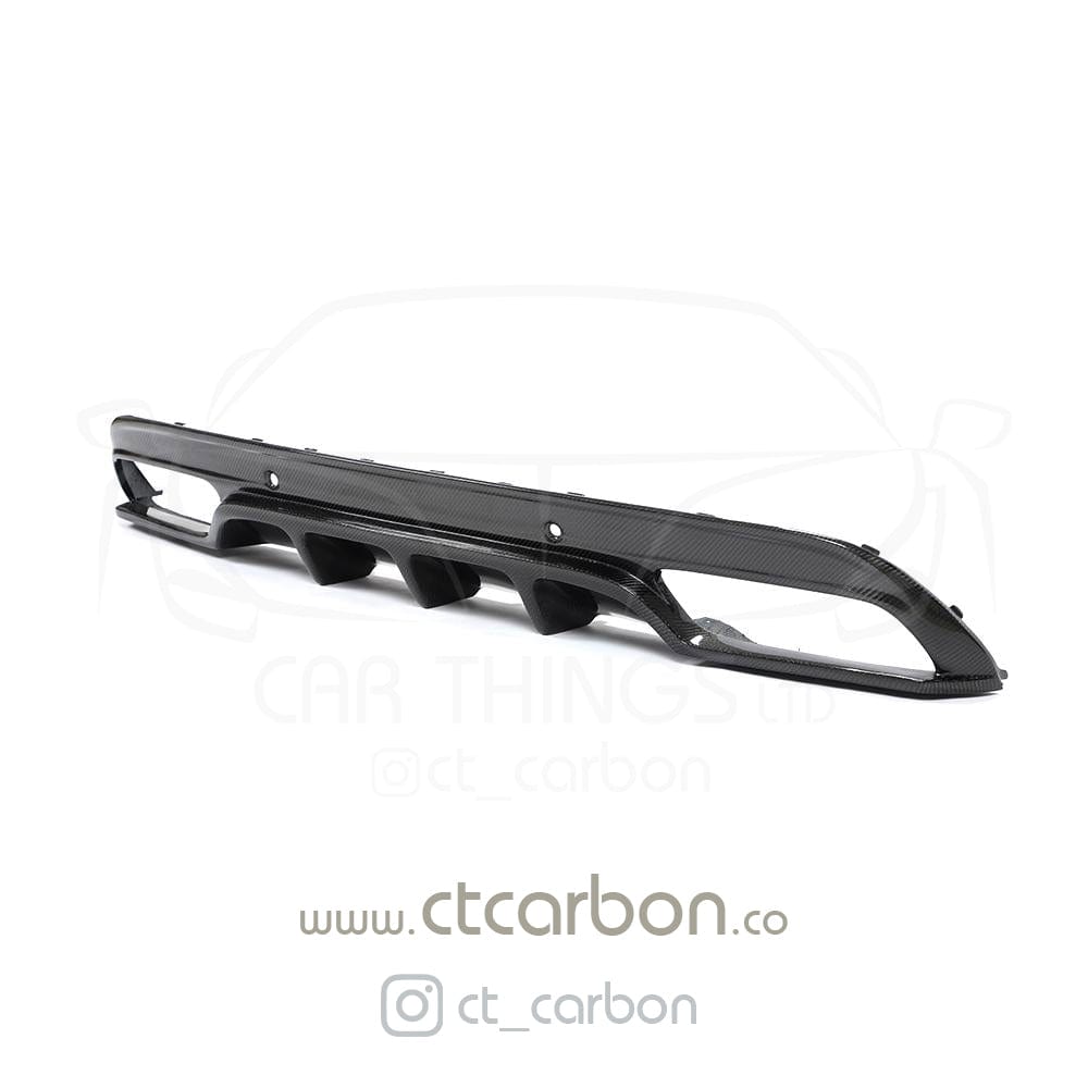 CT CARBON MERCEDES W205 C63 & C63S SALOON CARBON DIFFUSER - PS STYLE | SWISS HOMOLOGATED