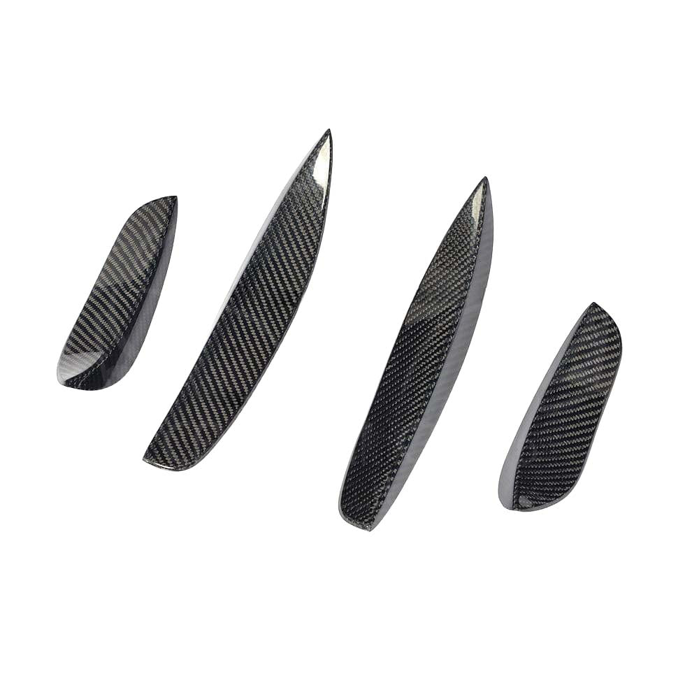 CT CARBON MERCEDES W205 C63 & C63S FRONT BUMPER CARBON FIBRE CANARDS / FINS | HOMOLOGATION IN PROCESS