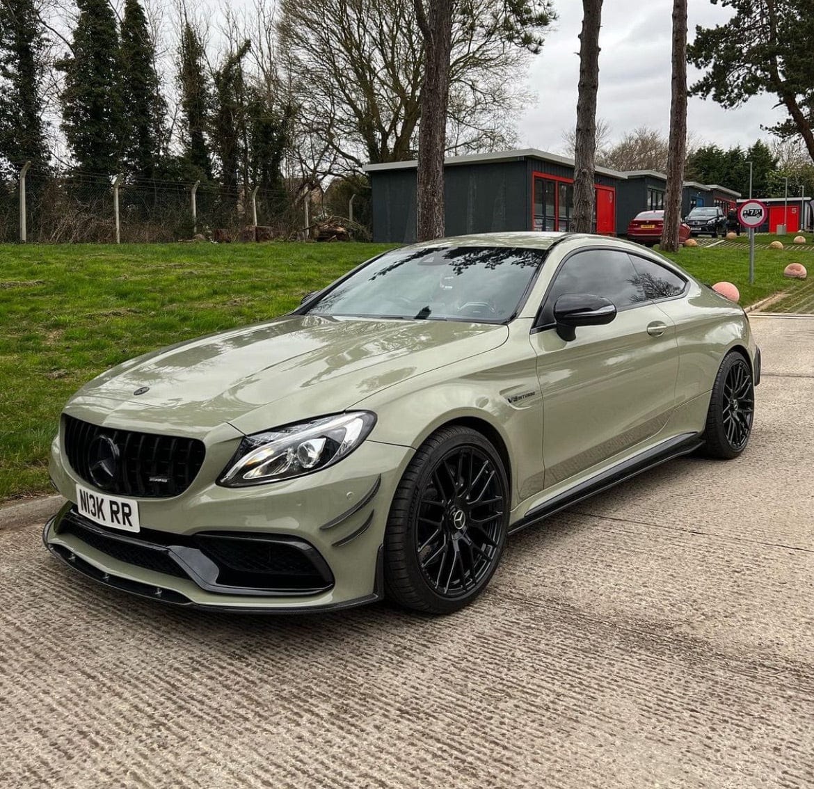 CT CARBON MERCEDES W205 C63 & C63S FRONT BUMPER CARBON FIBRE CANARDS / FINS | HOMOLOGATION IN PROCESS