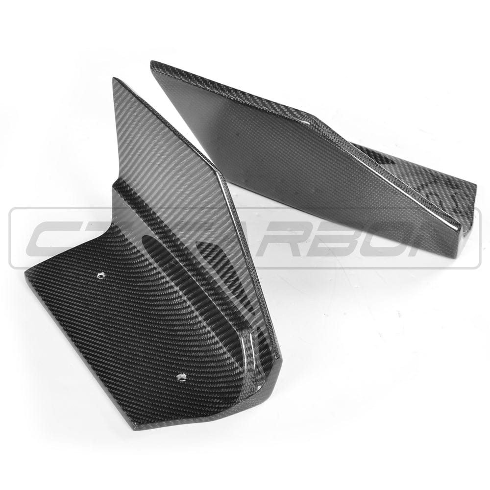 CT CARBON BMW F16 X6 CARBON FIBRE REAR BUMPER EXTENSIONS | SWISS HOMOLOGATED