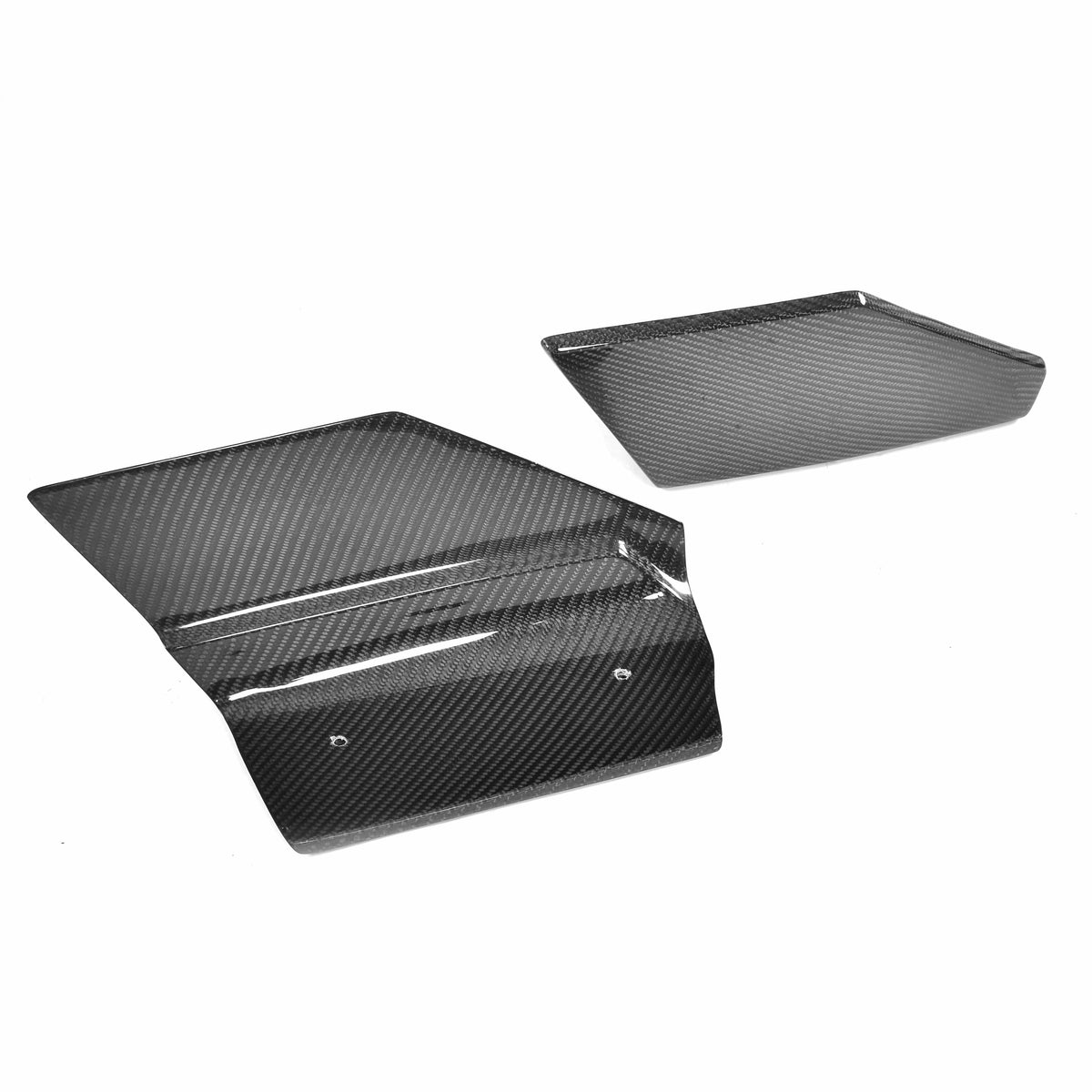 CT CARBON BMW F16 X6 CARBON FIBRE REAR BUMPER EXTENSIONS | SWISS HOMOLOGATED