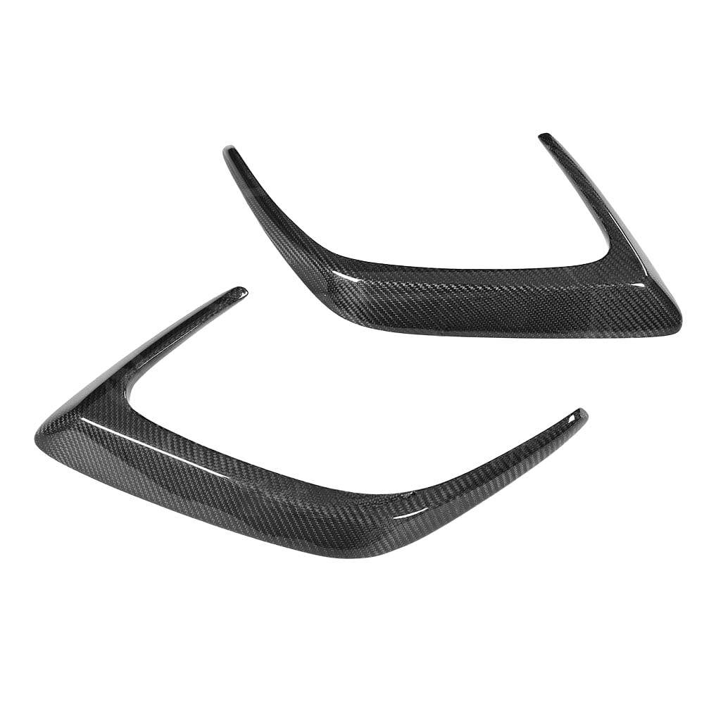CT CARBON MERCEDES W205 C63 & C63S COUPE 2DR REAR BUMPER CARBON FIBRE CANARDS | SWISS HOMOLOGATED