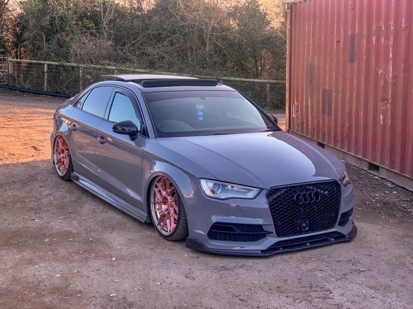 CT CARBON AUDI A3 S-LINE & S3 FACELIFT SALOON 8V CARBON FIBRE SPLITTER | HOMOLOGATION IN PROCESS