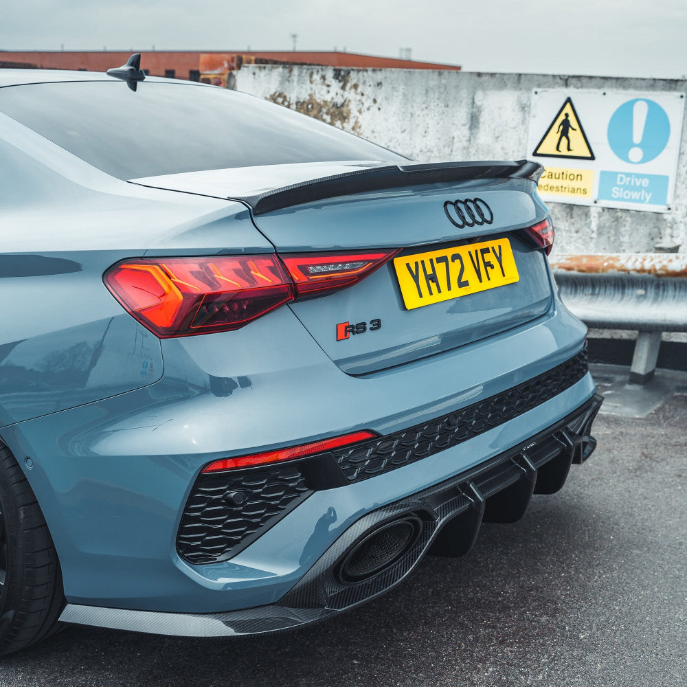 CT CARBON DIFFUSER AUDI RS3 8Y SALOON 22-24 - CT DESIGN | SWISS HOMOLOGATED