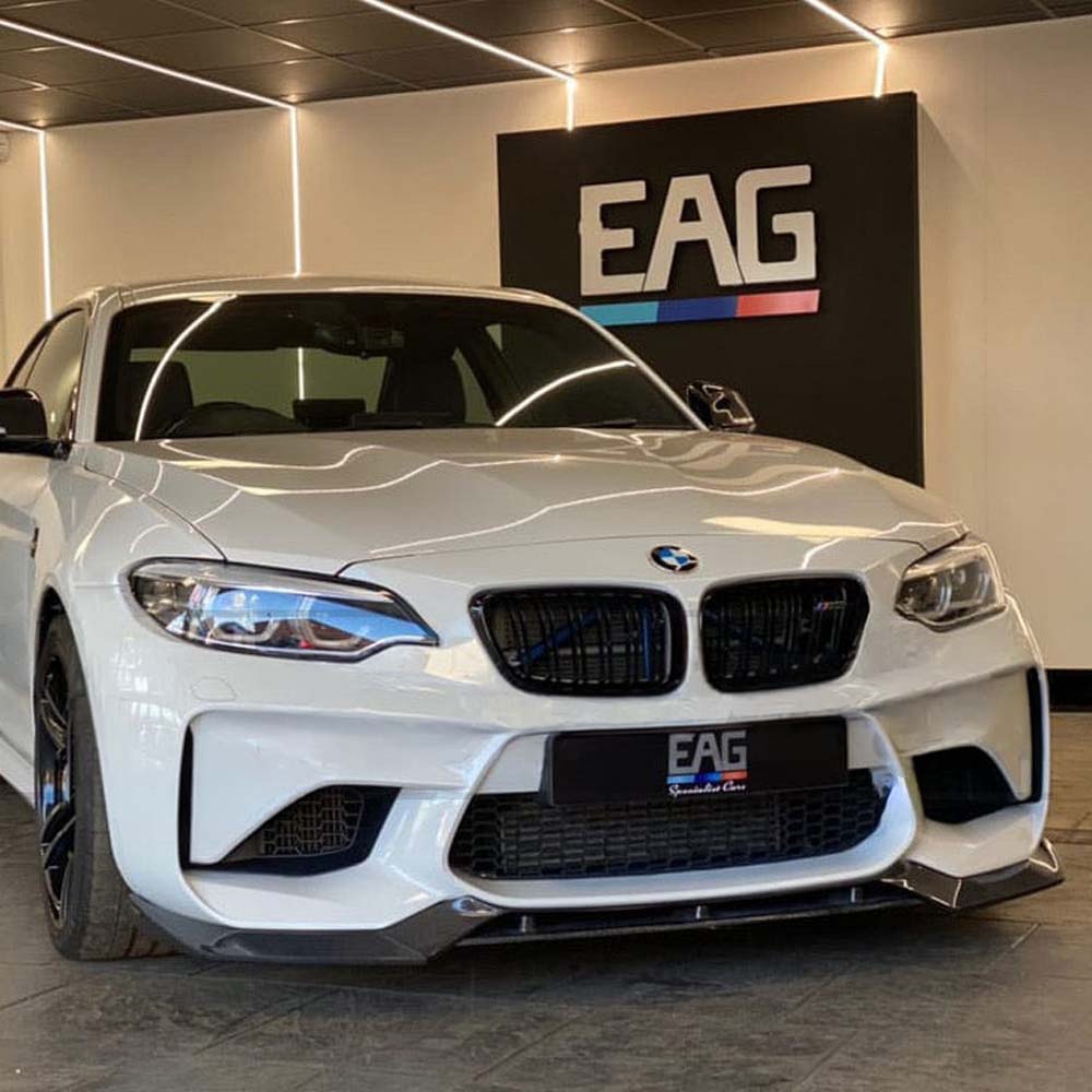 CT CARBON BMW M2 F87 N55 (OG) CARBON FIBRE SPLITTER - V3 | HOMOLOGATION IN PROCESS