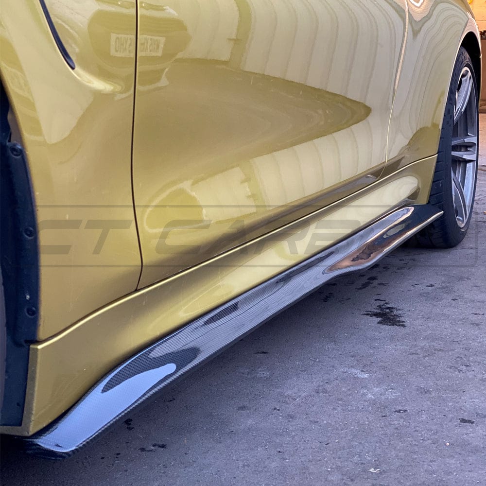 CT CARBON BMW M4 (F82 F83) CARBON FIBRE SIDE SKIRTS - PS STYLE | SWISS HOMOLOGATED