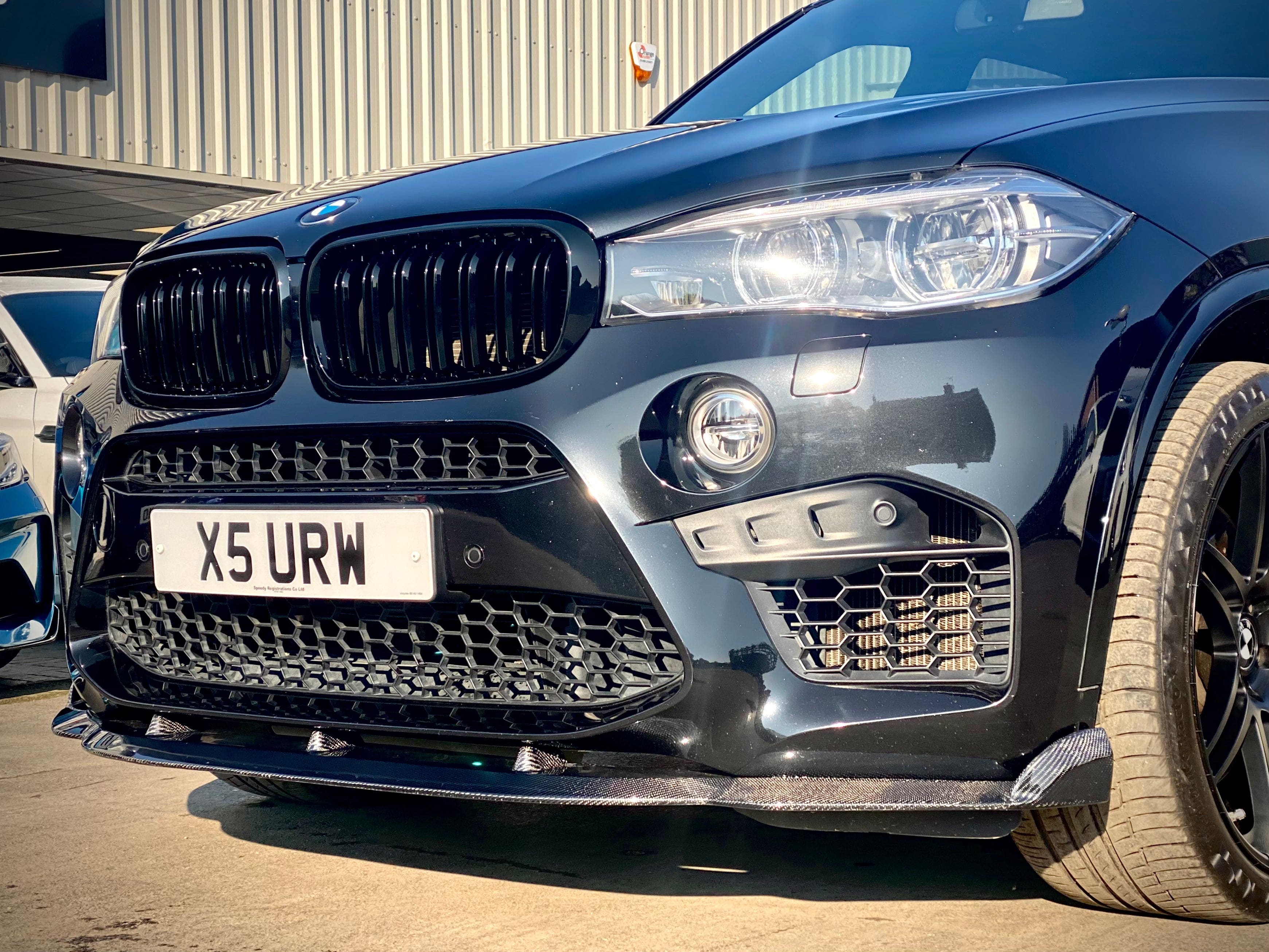 BMW X5M/X6M - F85/F86 CARBON FIBRE SPLITTER - H STYLE - 3